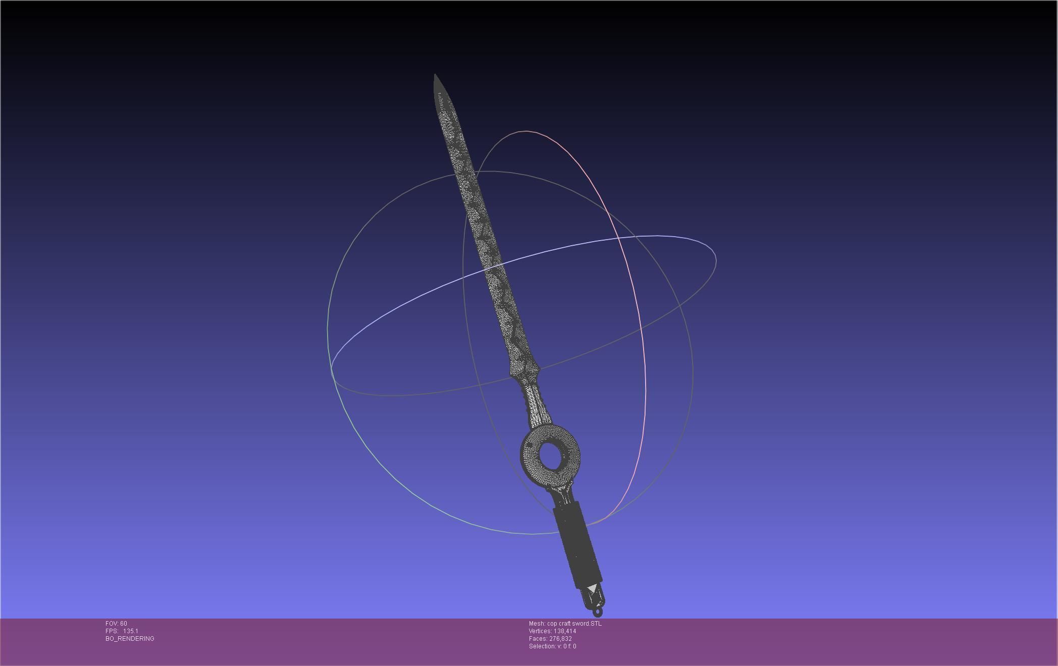 Cop Craft Sword Printable Assembly 3D print model_60