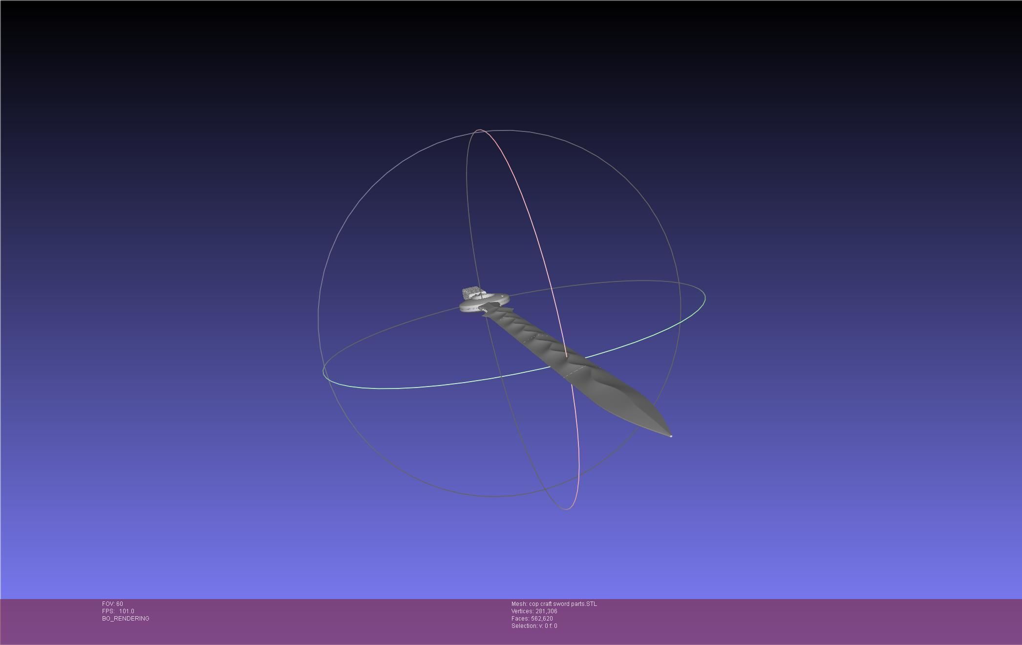 Cop Craft Sword Printable Assembly 3D print model_76