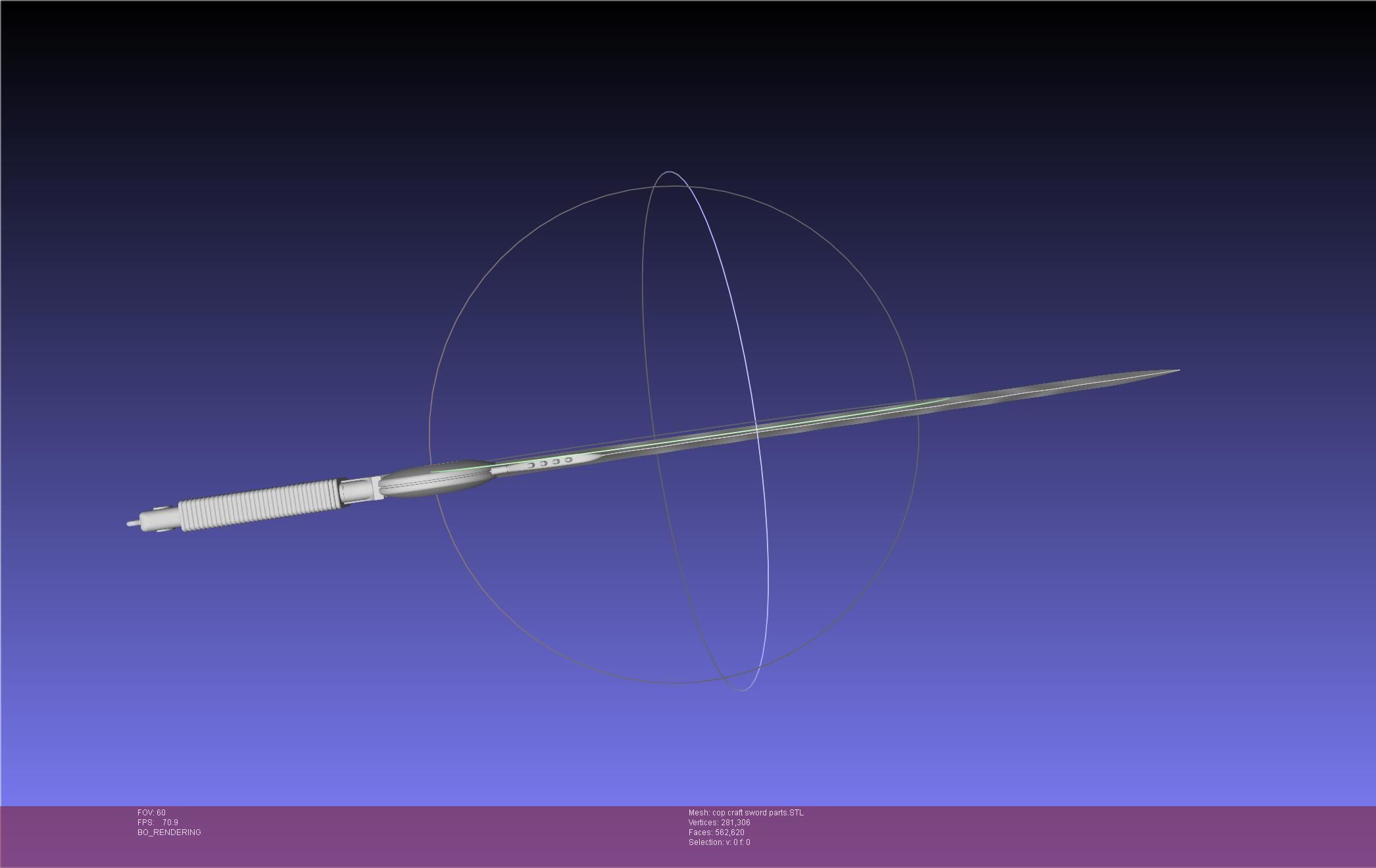 Cop Craft Sword Printable Assembly 3D print model_88