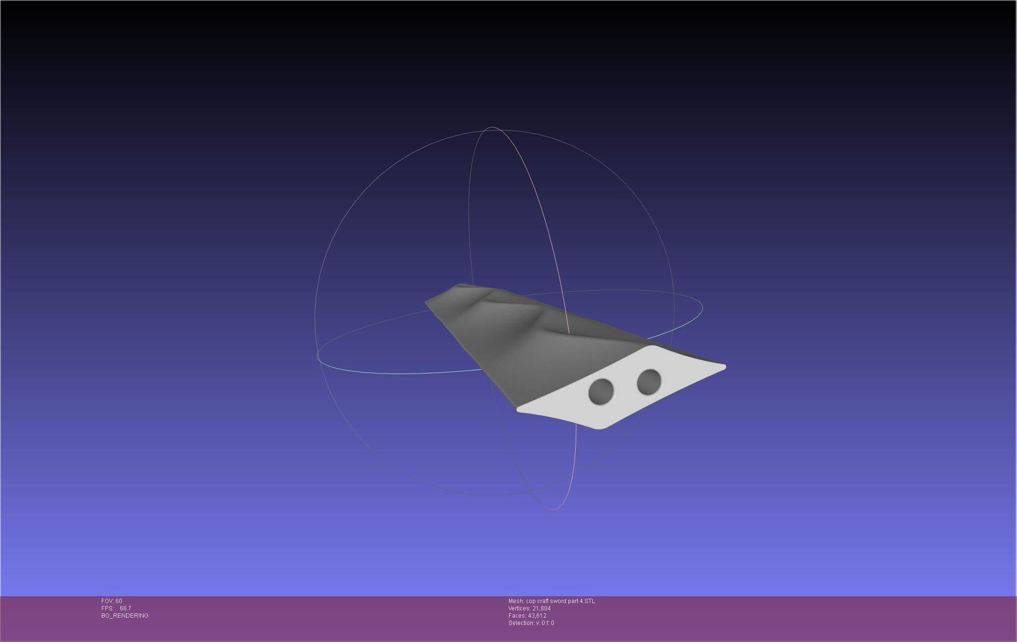 Cop Craft Sword Printable Assembly 3D print model_126