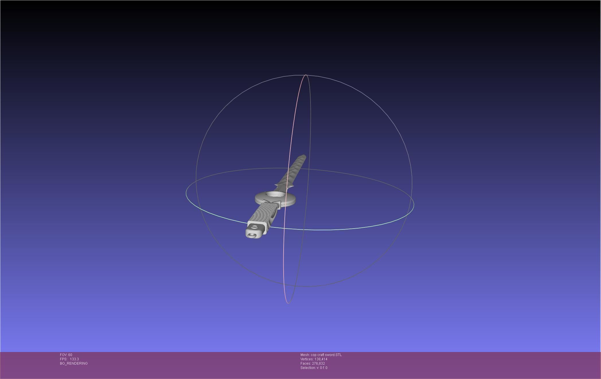 Cop Craft Sword Printable Assembly 3D print model_17