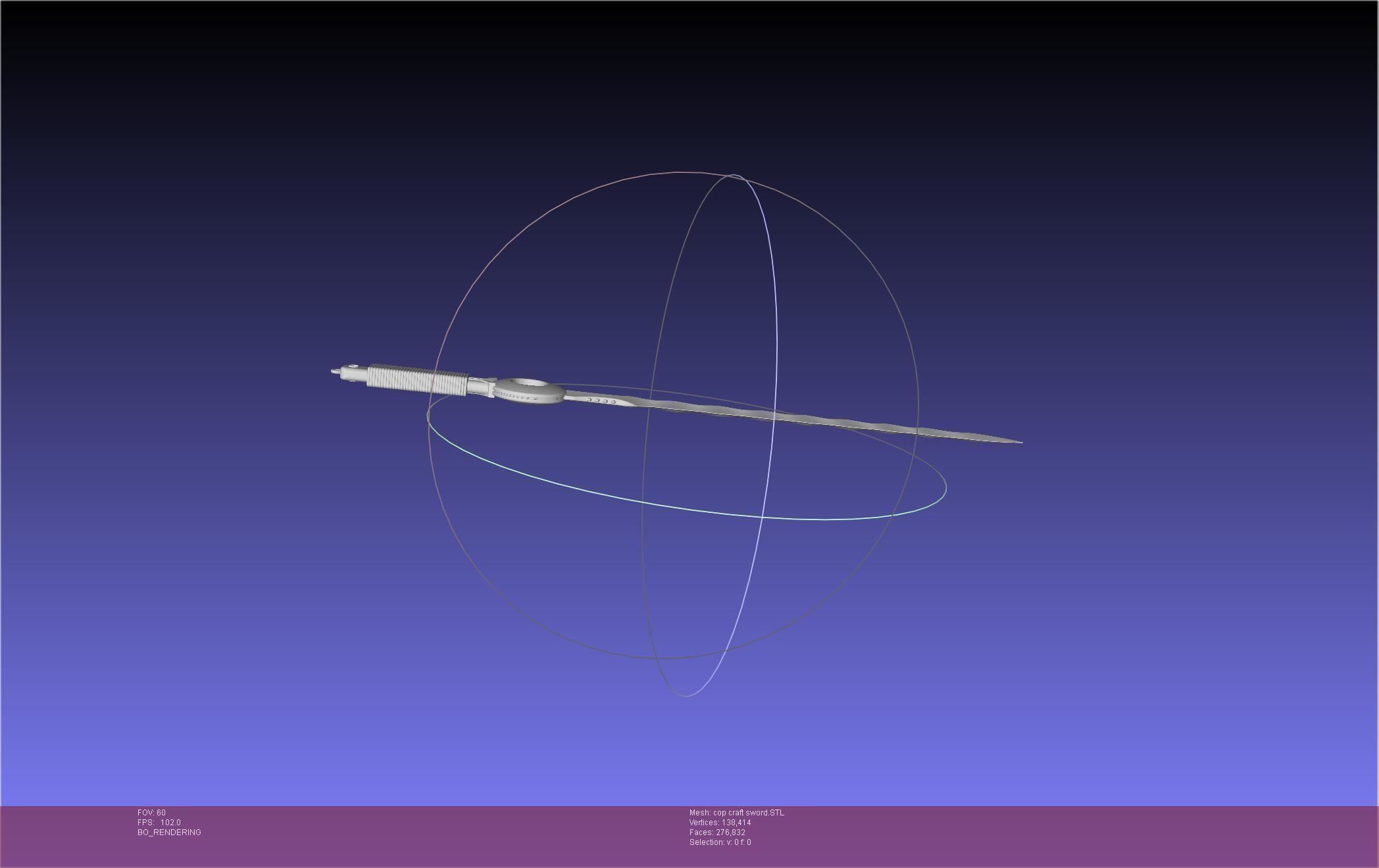 Cop Craft Sword Printable Assembly 3D print model_21