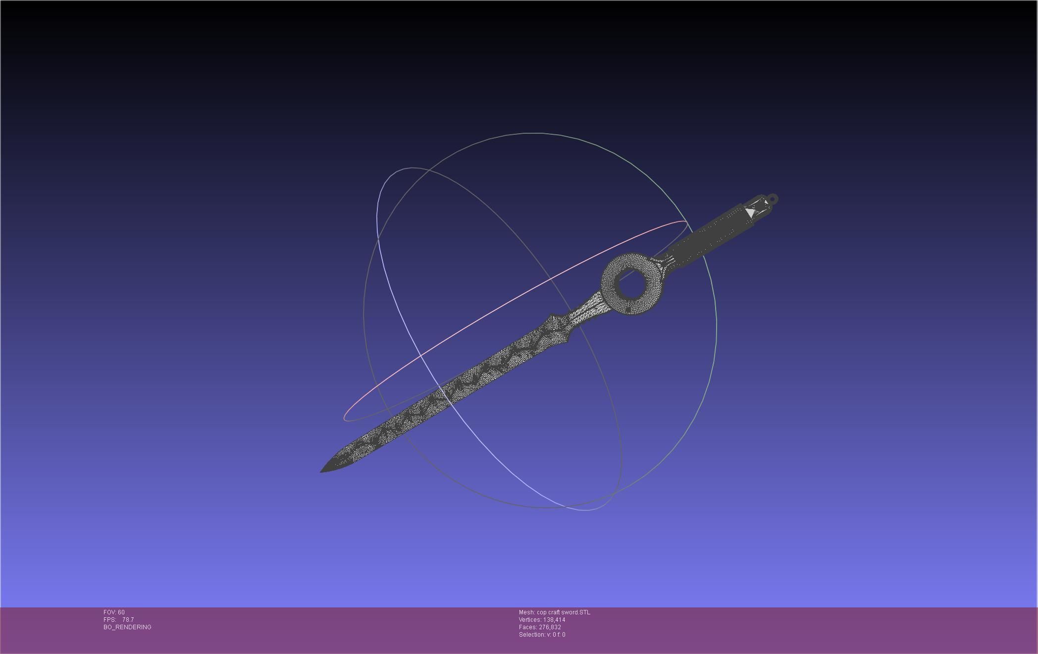 Cop Craft Sword Printable Assembly 3D print model_63