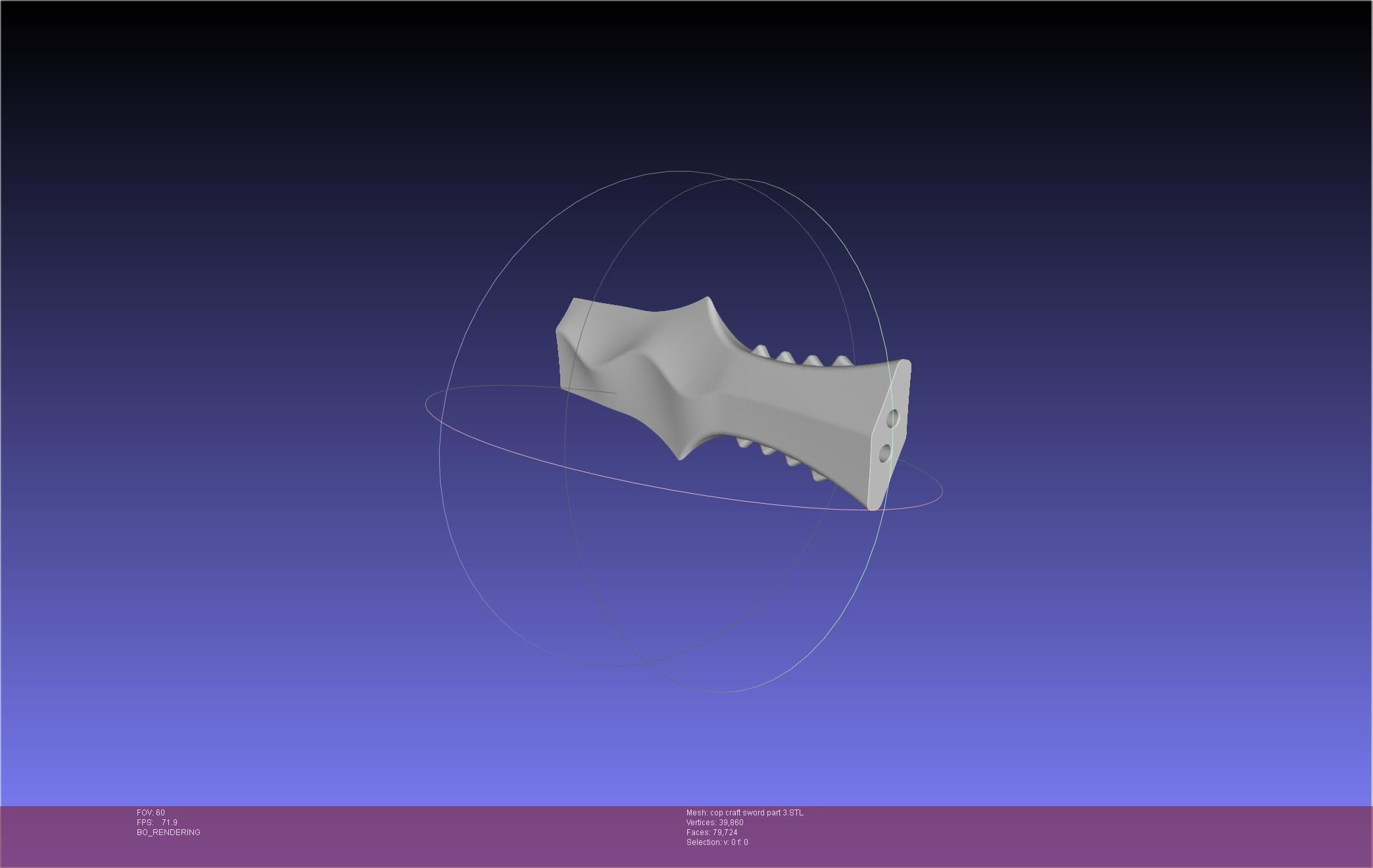 Cop Craft Sword Printable Assembly 3D print model_123