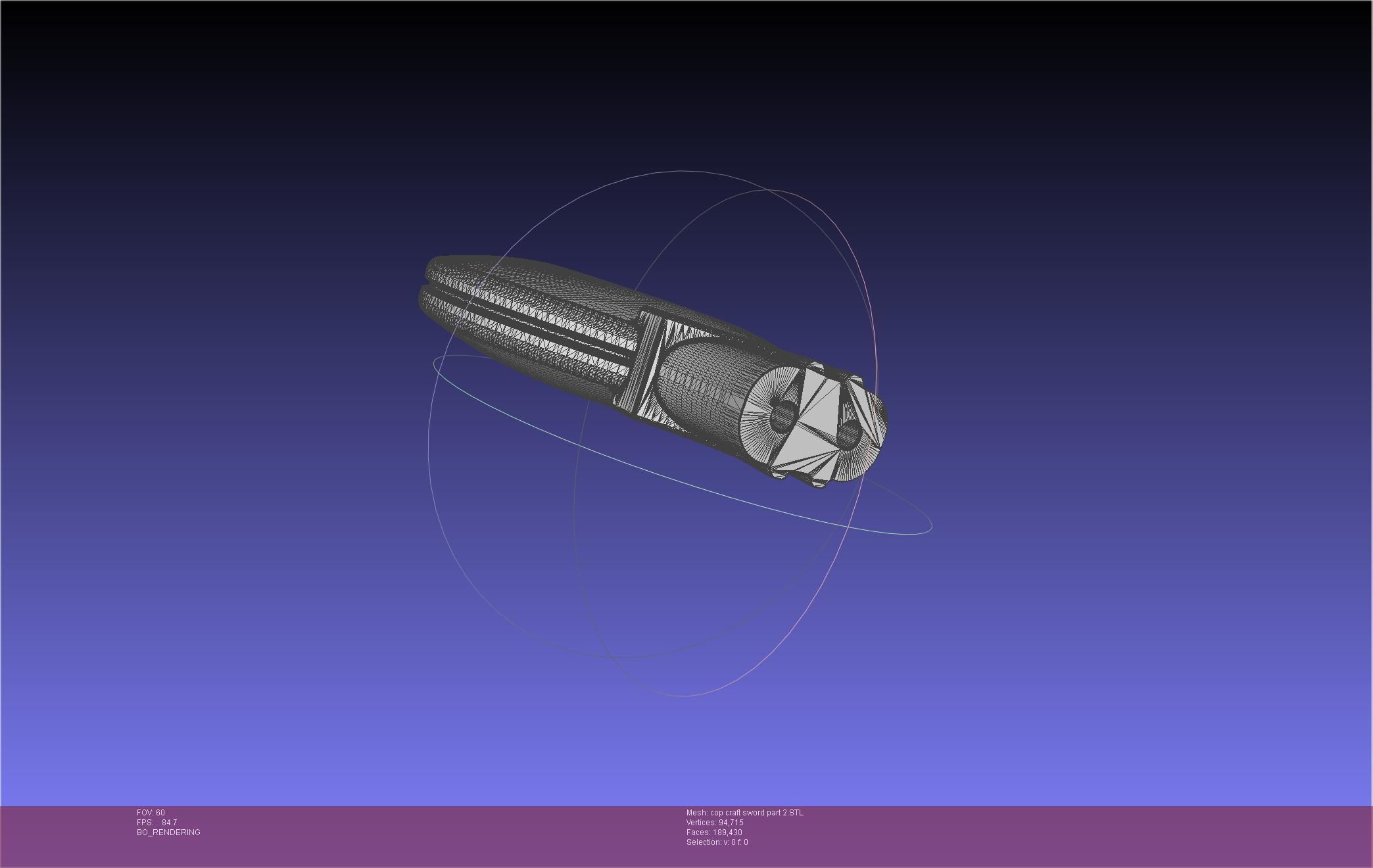 Cop Craft Sword Printable Assembly 3D print model_114