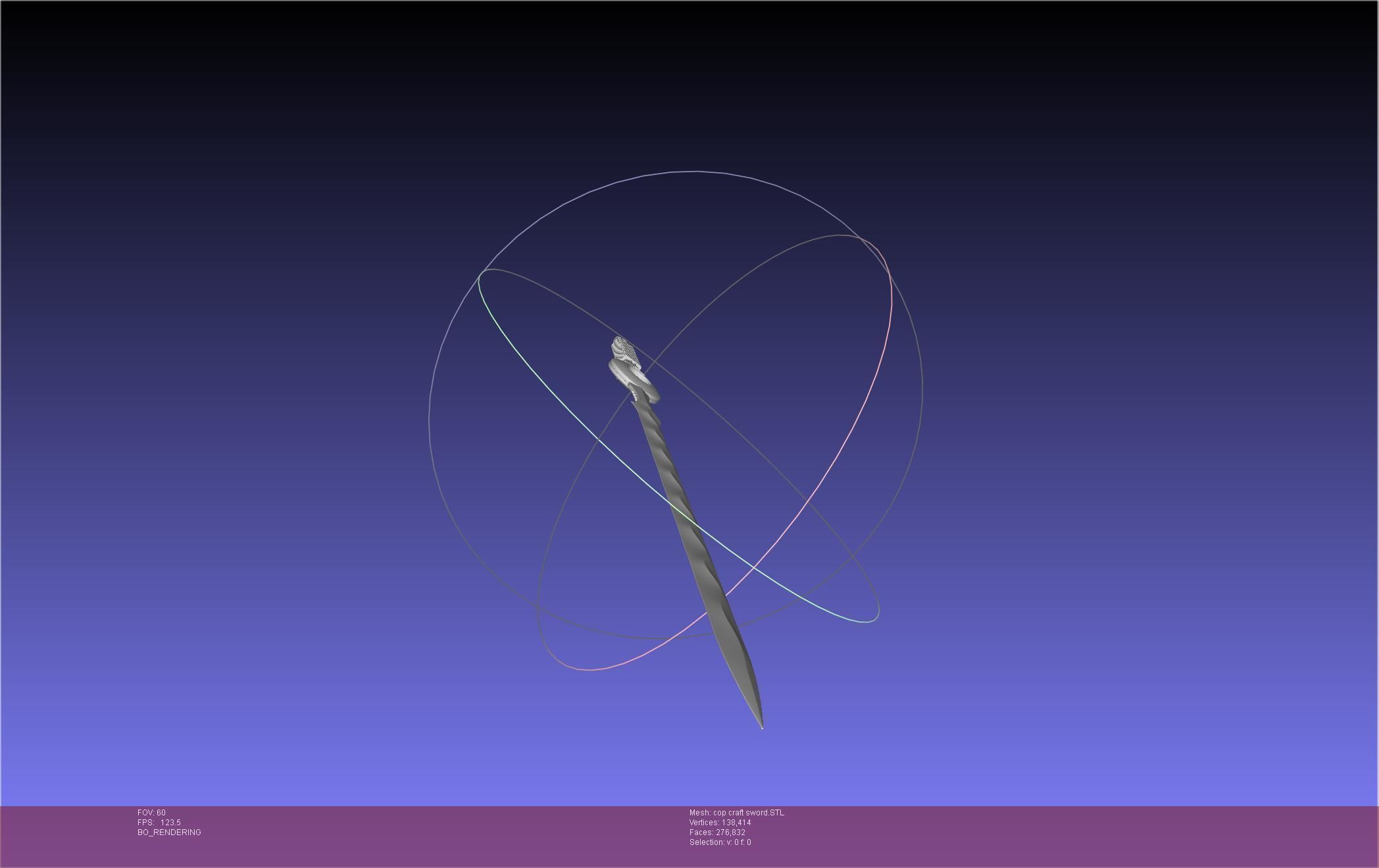 Cop Craft Sword Printable Assembly 3D print model_43