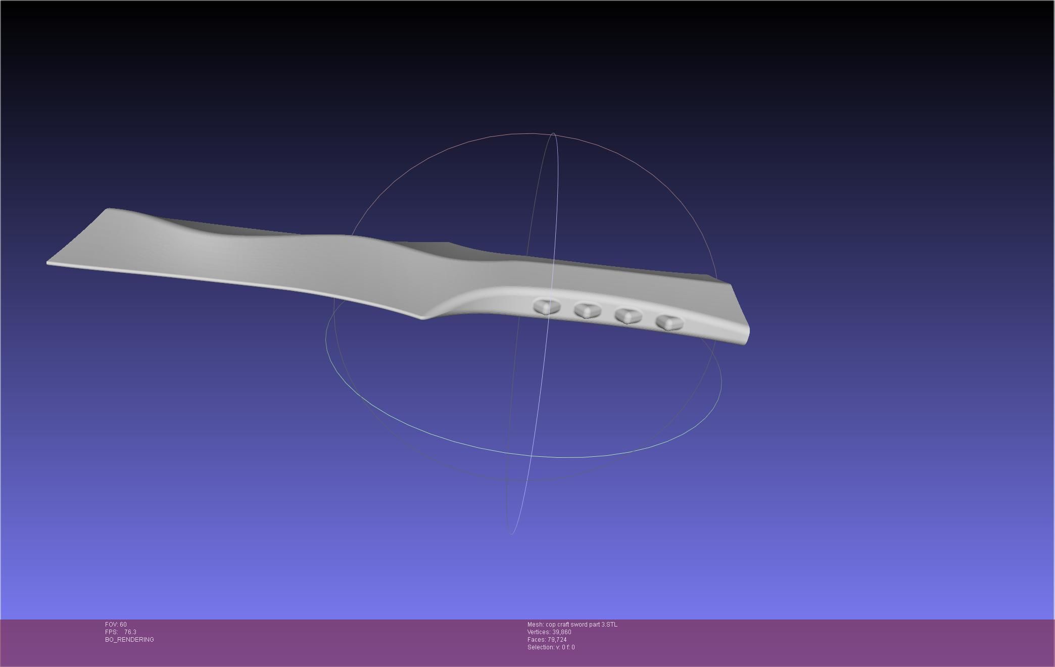 Cop Craft Sword Printable Assembly 3D print model_117