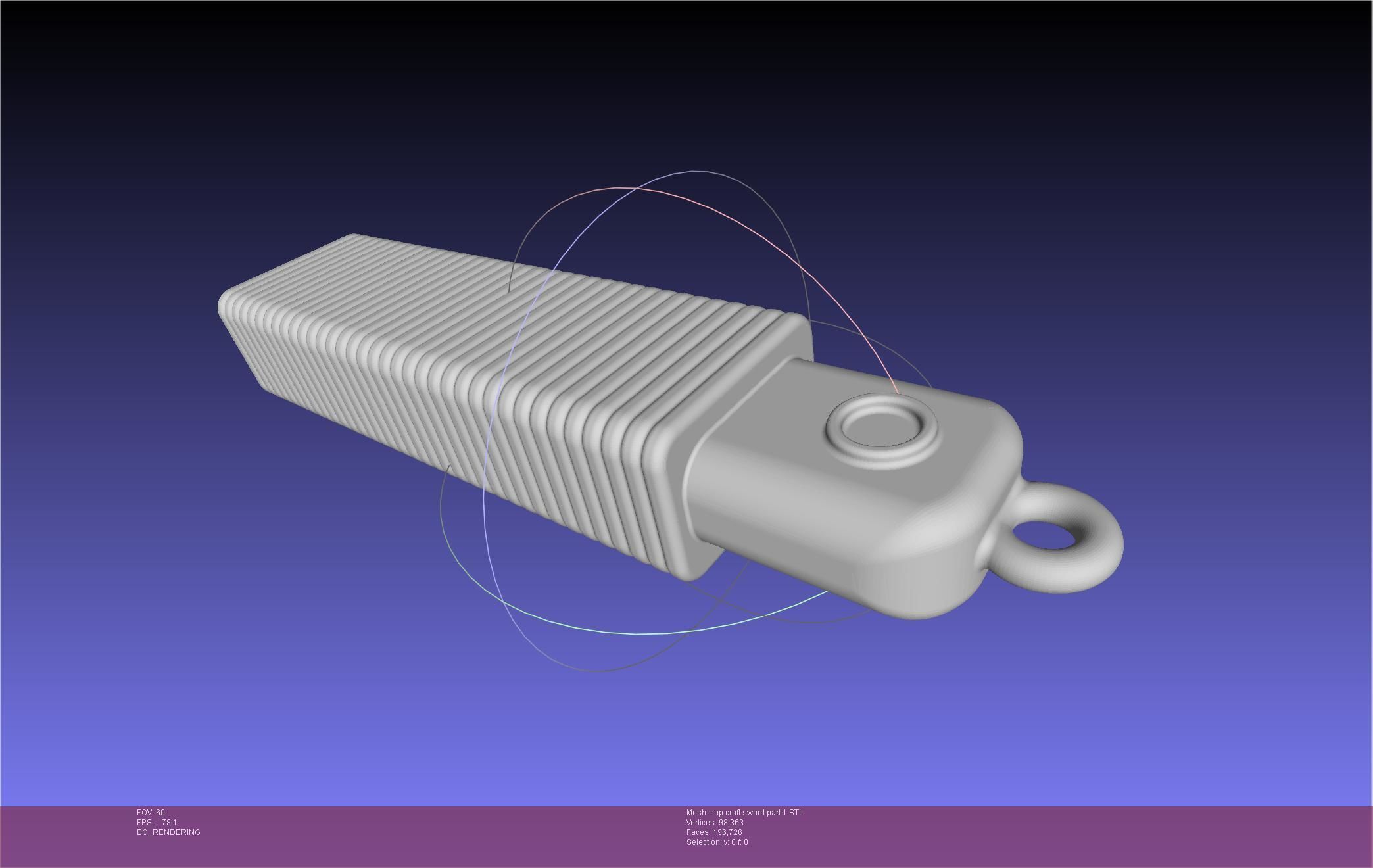 Cop Craft Sword Printable Assembly 3D print model_103