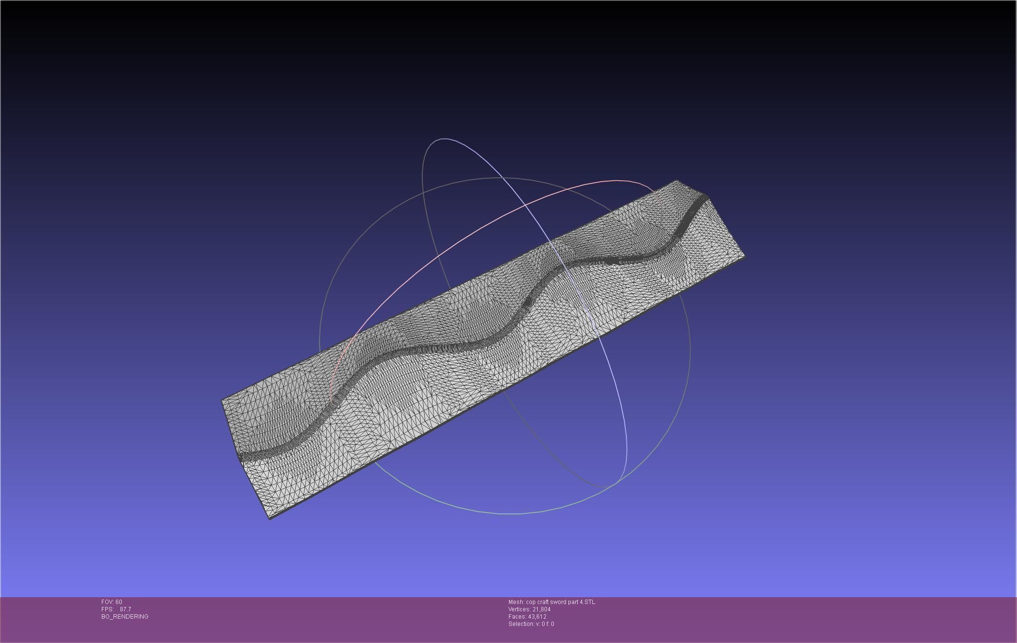 Cop Craft Sword Printable Assembly 3D print model_132