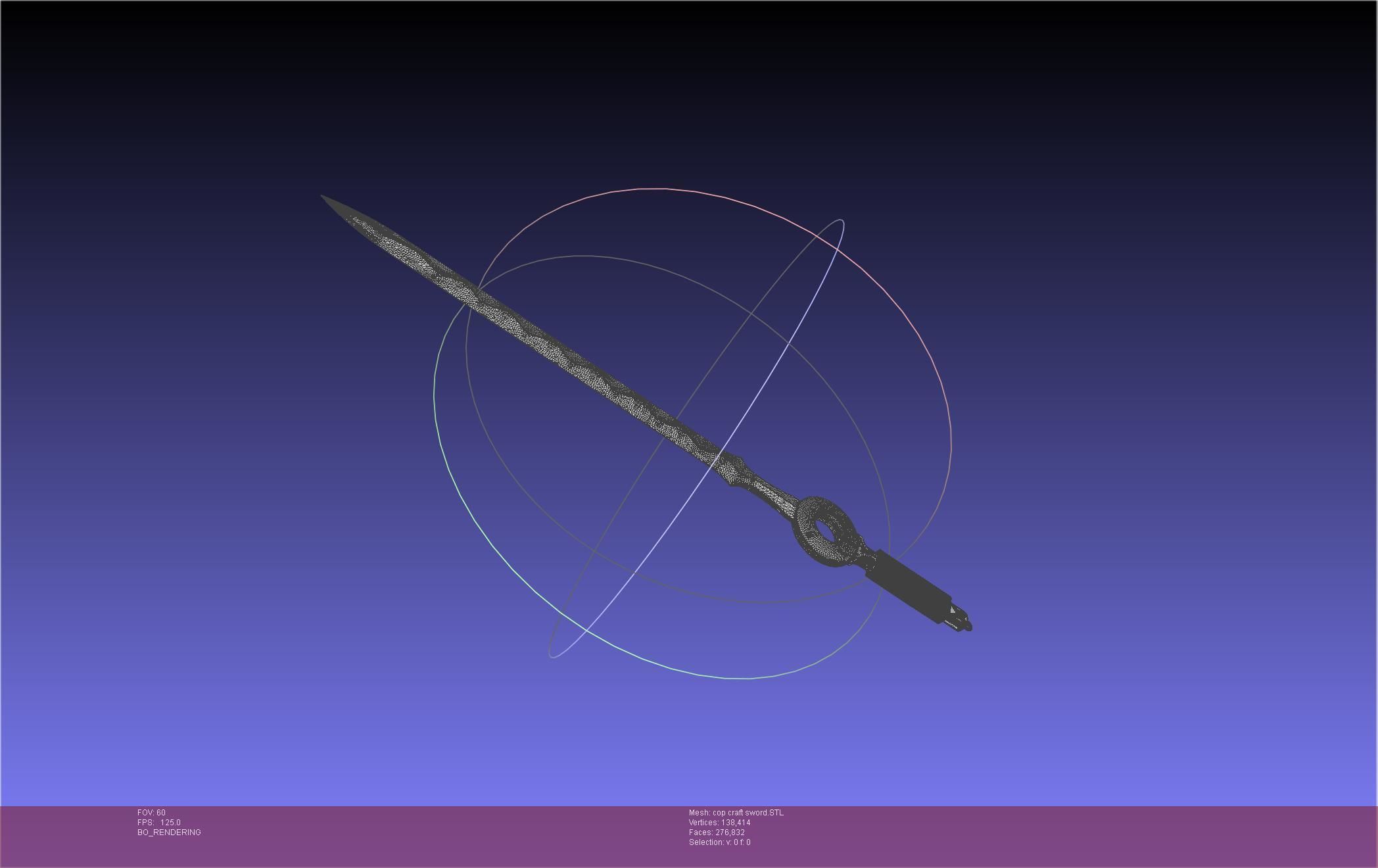 Cop Craft Sword Printable Assembly 3D print model_61