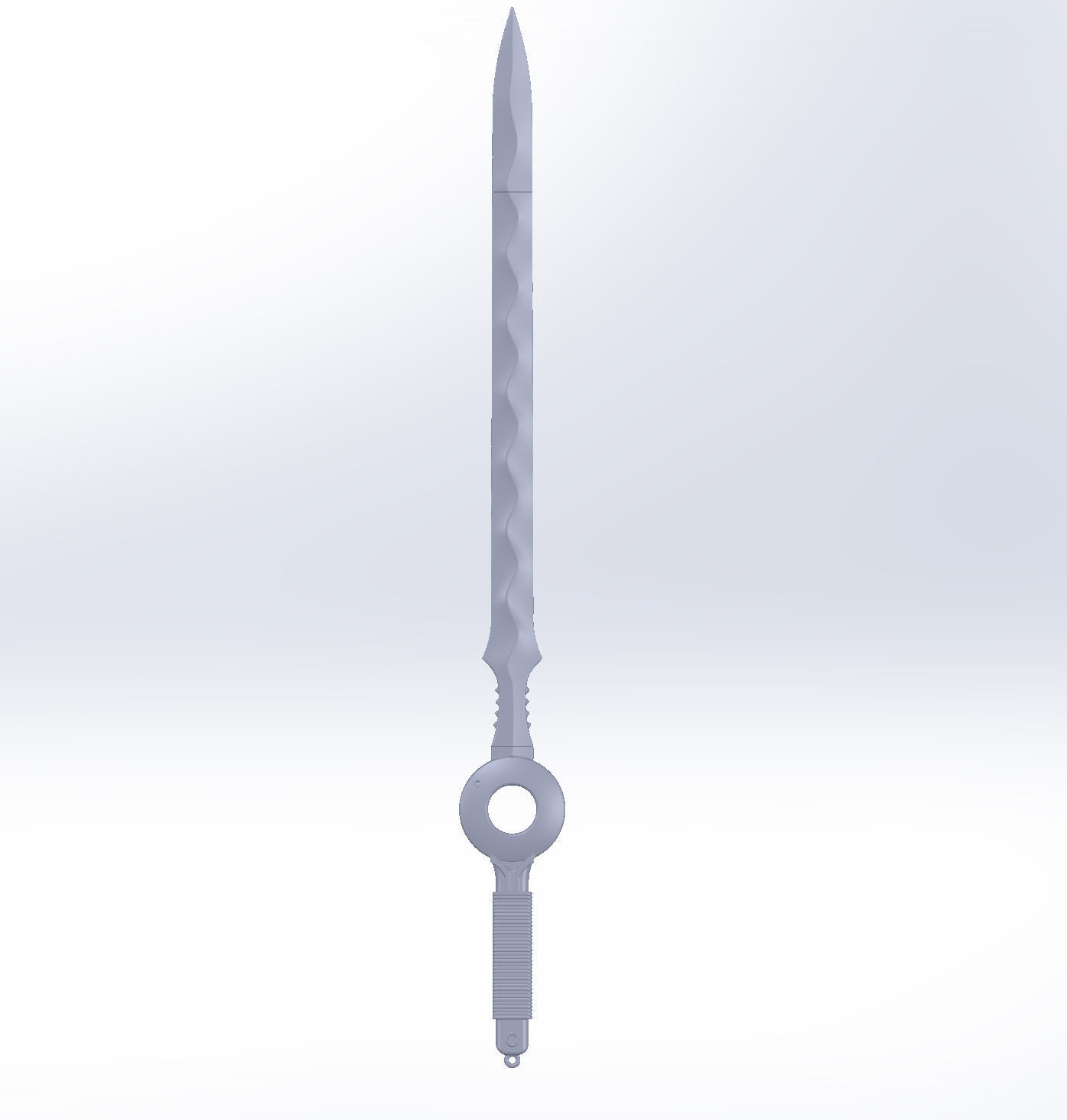 Cop Craft Sword Printable Assembly 3D print model_2