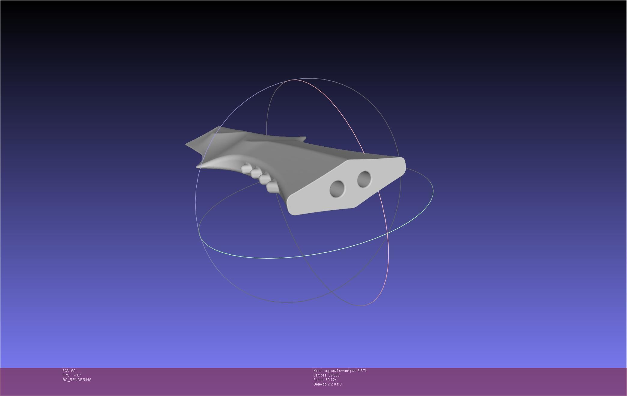 Cop Craft Sword Printable Assembly 3D print model_116