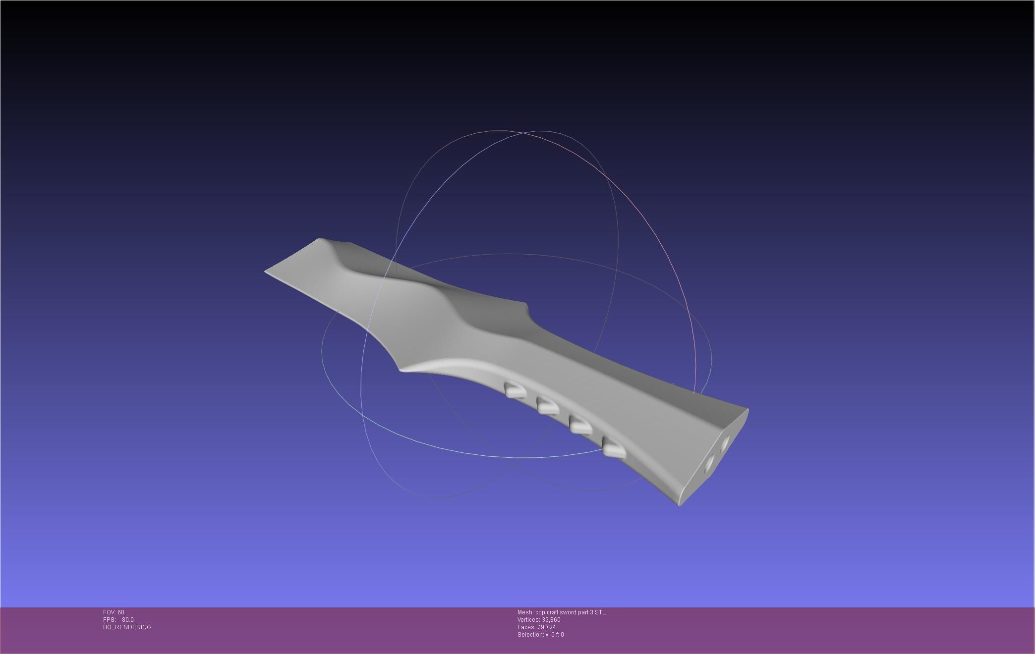Cop Craft Sword Printable Assembly 3D print model_129
