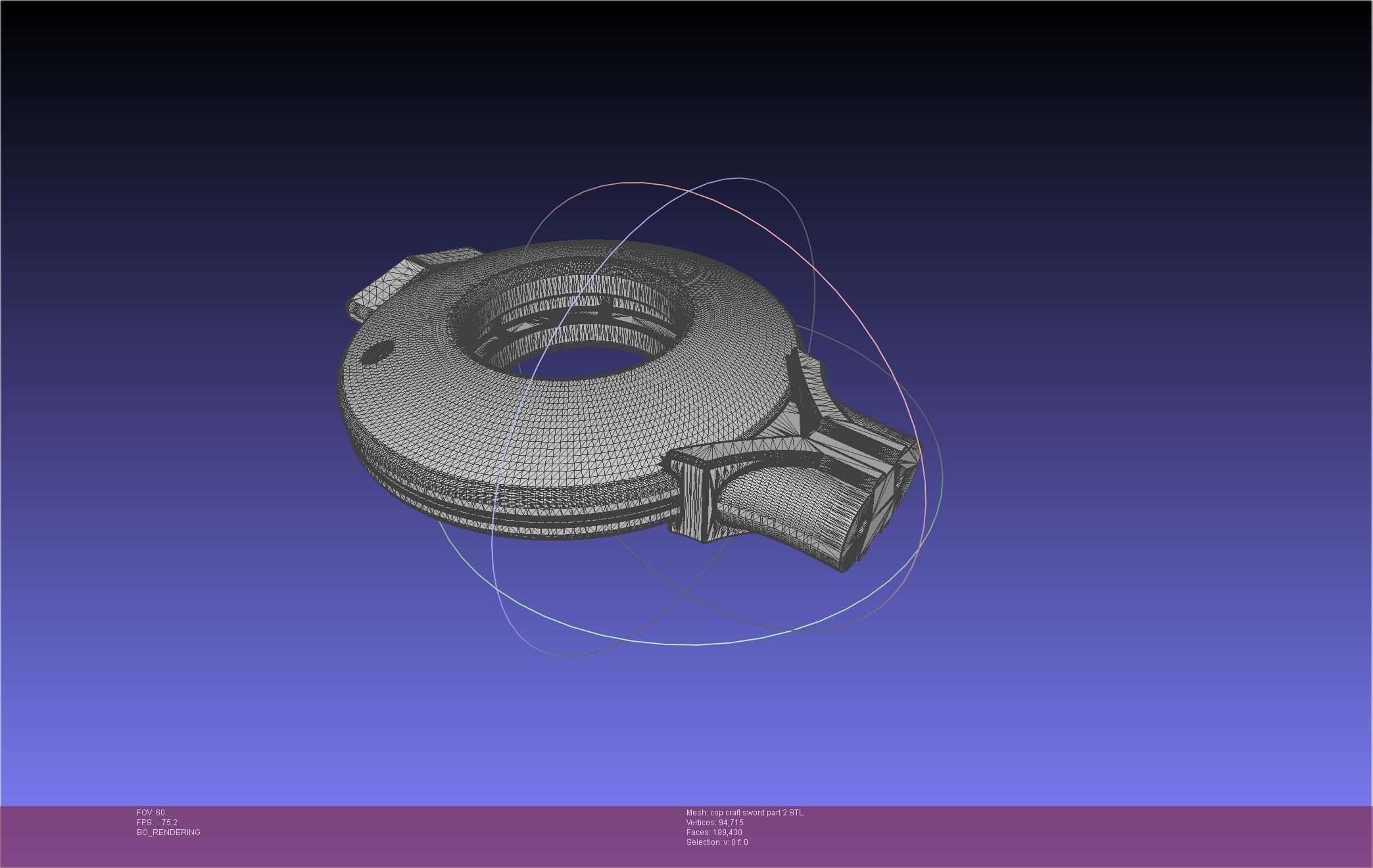 Cop Craft Sword Printable Assembly 3D print model_113