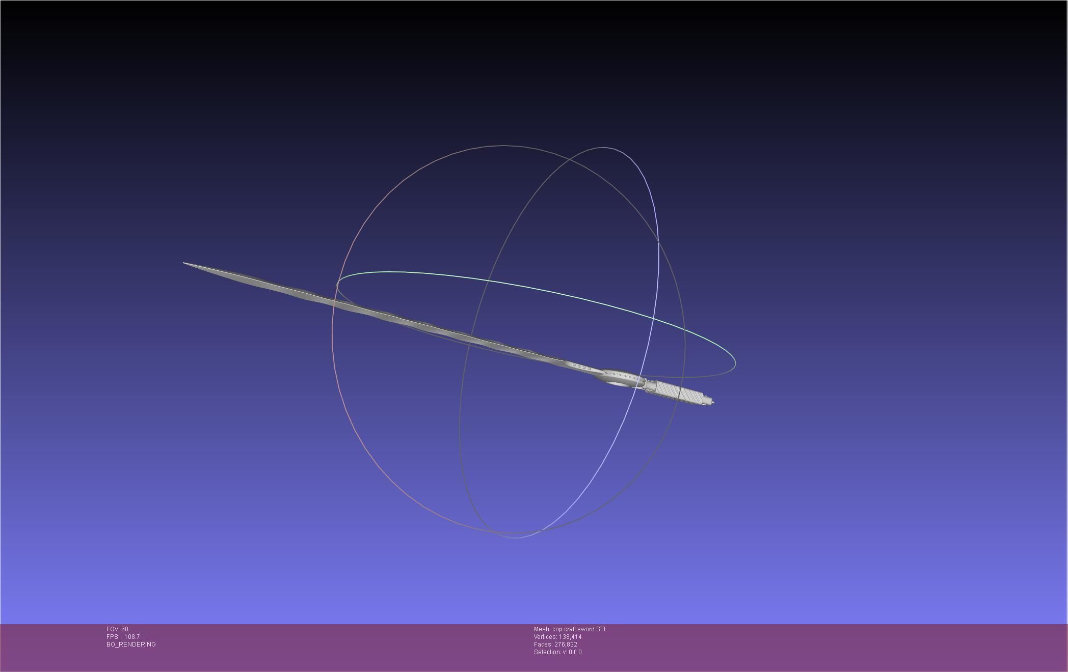 Cop Craft Sword Printable Assembly 3D print model_45