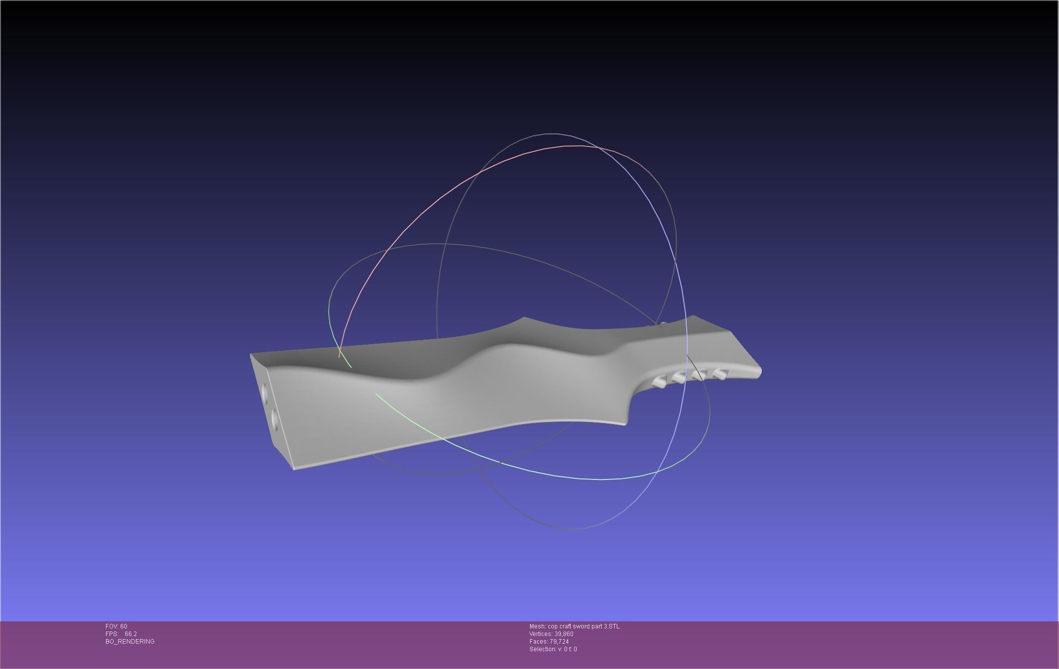 Cop Craft Sword Printable Assembly 3D print model_125