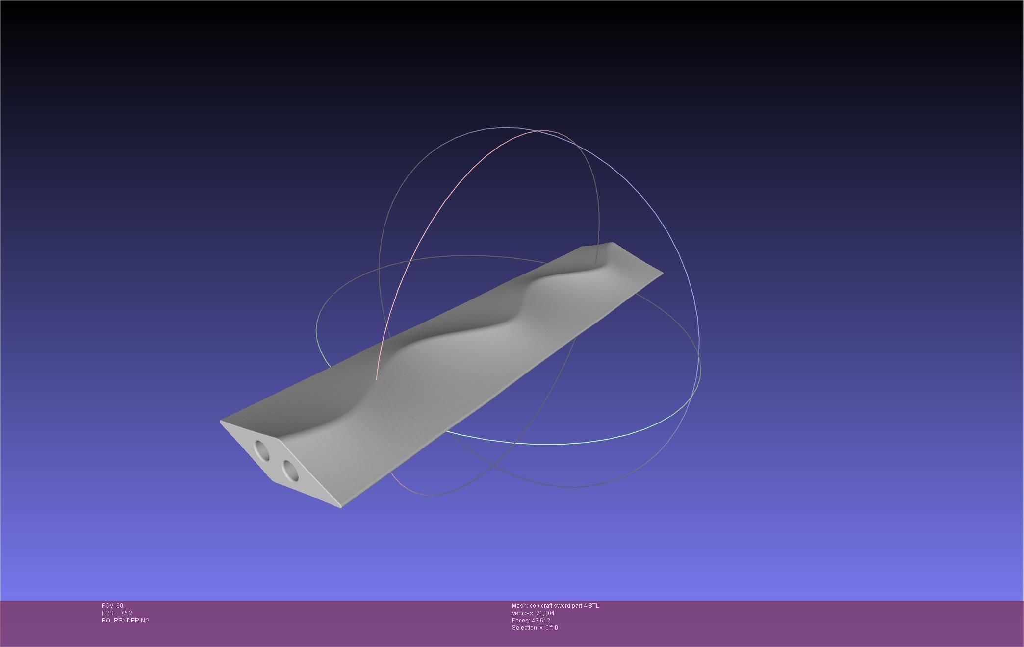 Cop Craft Sword Printable Assembly 3D print model_127