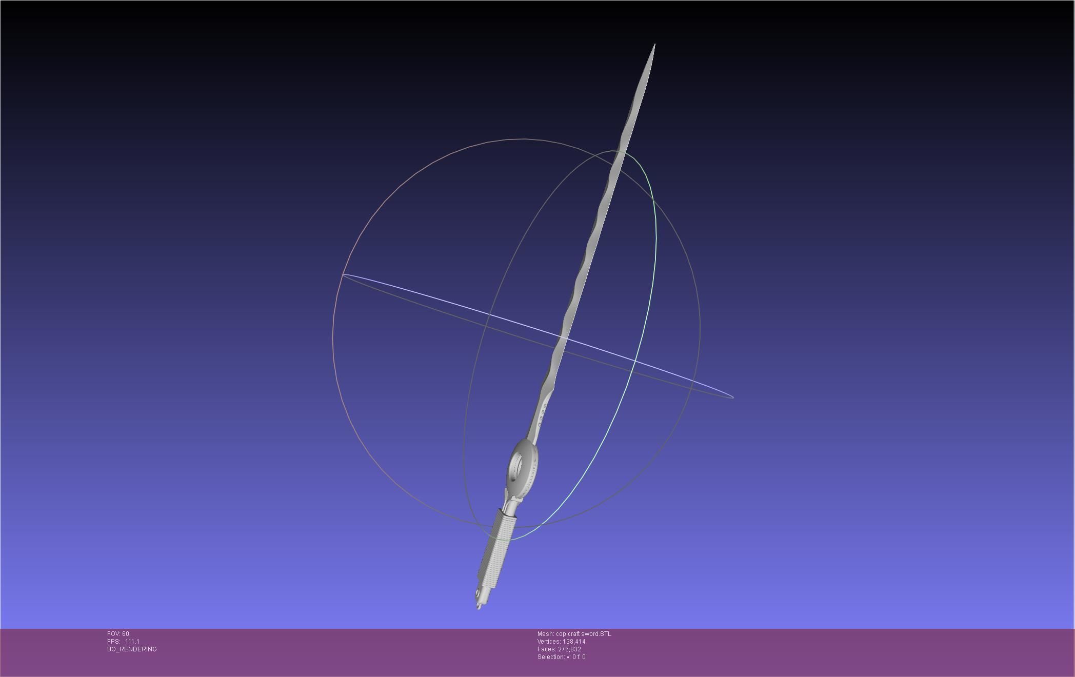 Cop Craft Sword Printable Assembly 3D print model_32