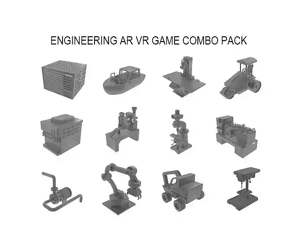 ENGINEERING AR VR GAMES COMBO PACK 3D Model Collection