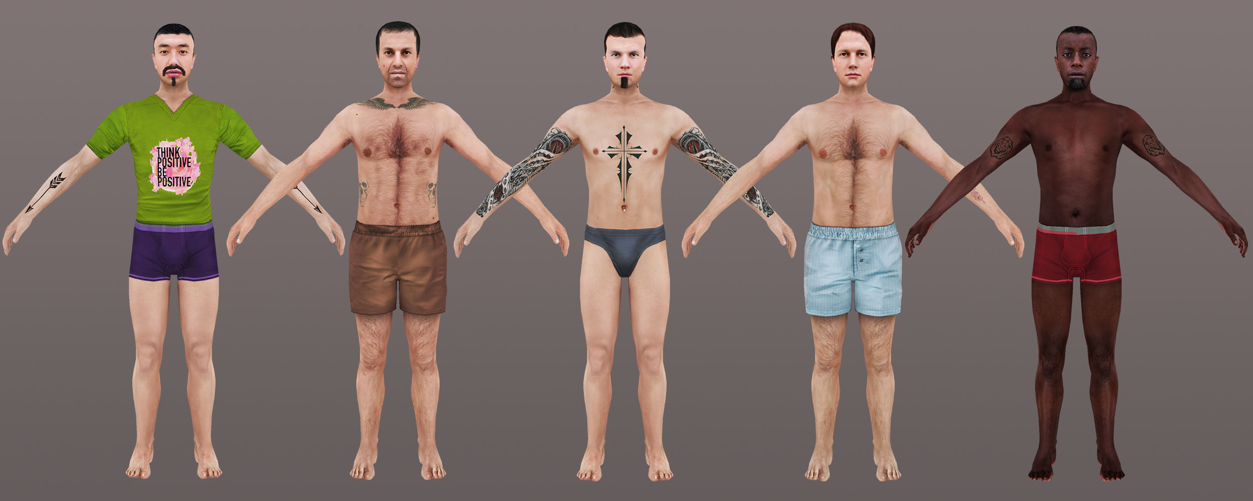 MAN 61 TO 65 3D Model Collection_6