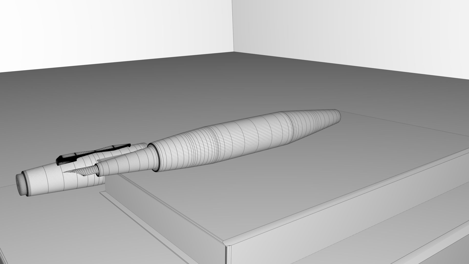 3d model of fountain pen 2020 3D model_6