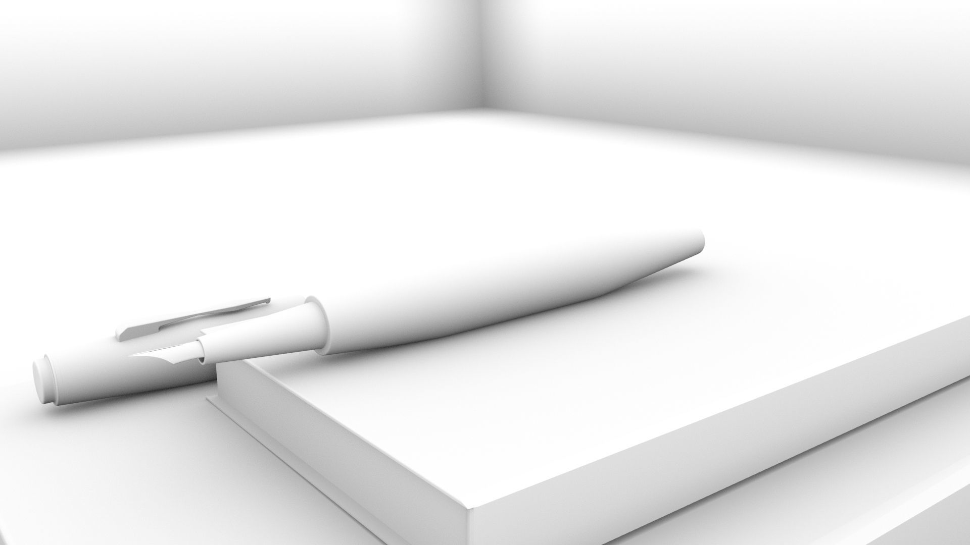 3d model of fountain pen 2020 3D model_4