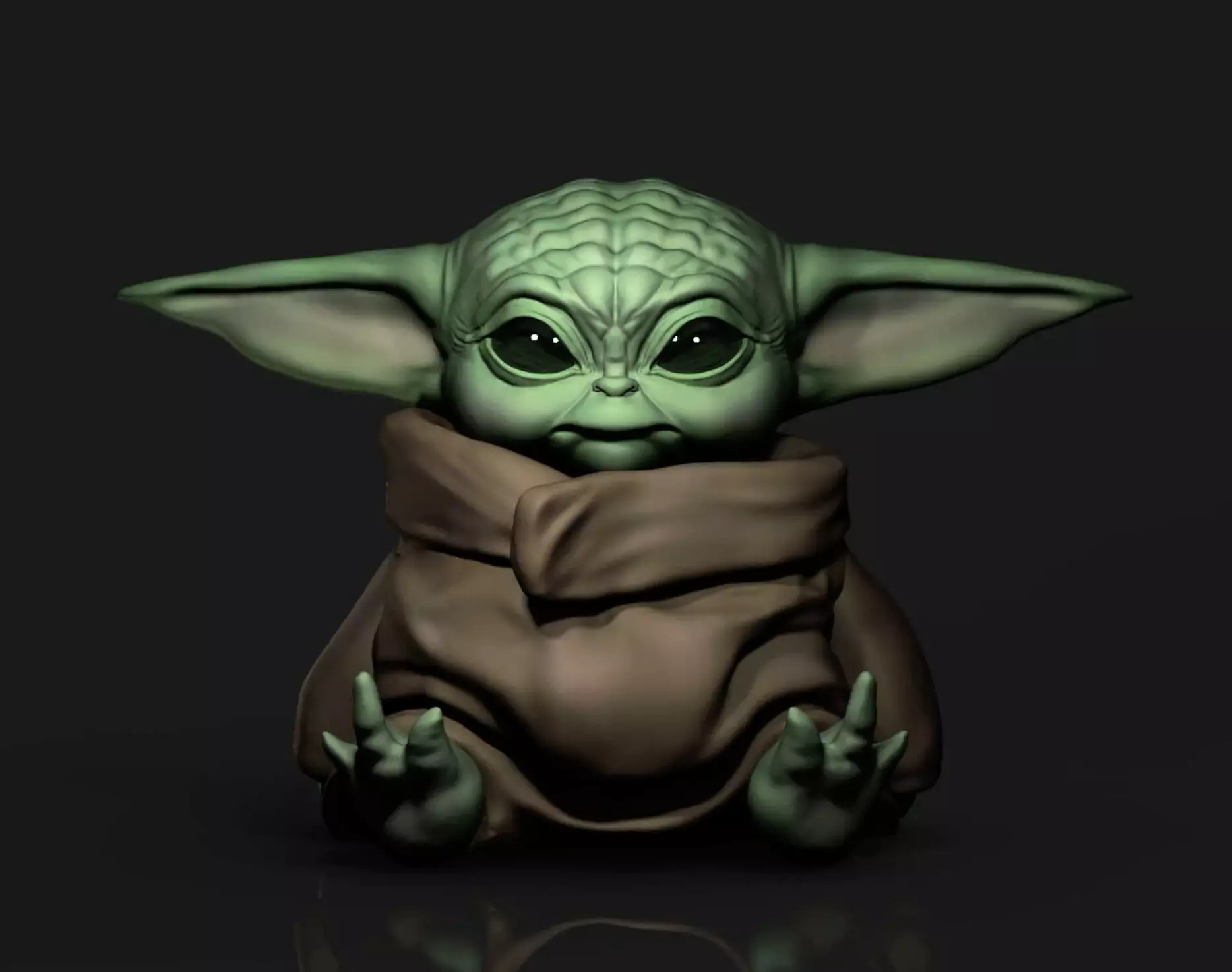 Baby Yoda 3D Print 3D print model_0