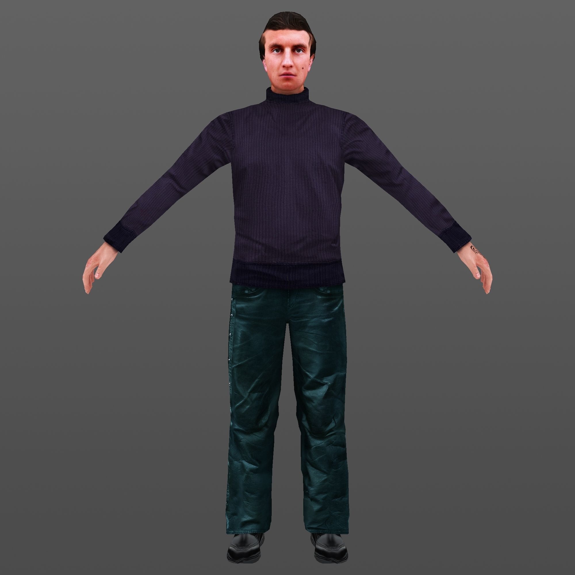 MAN 1 TO 35 3D Model Collection_24