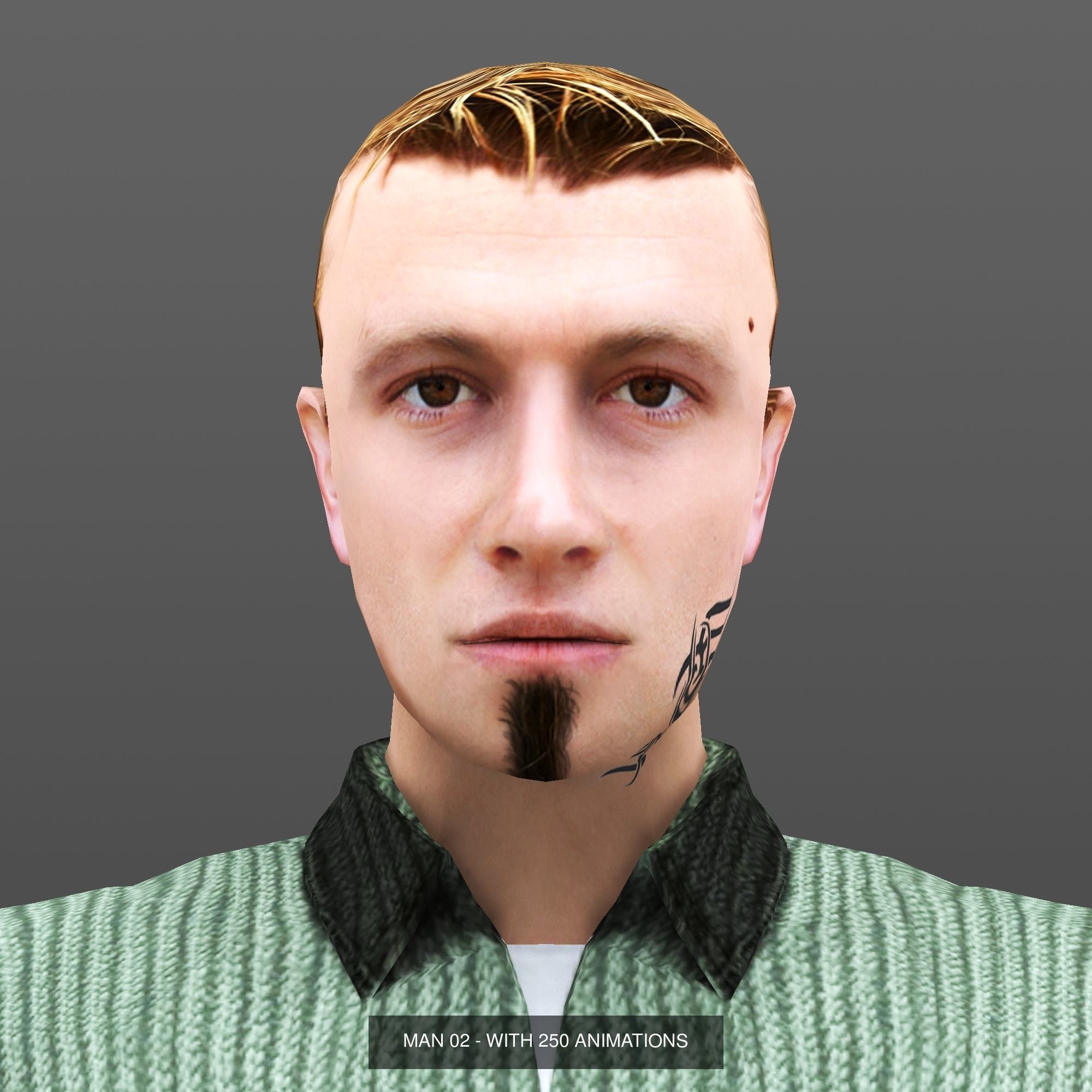 MAN 1 TO 35 3D Model Collection_9