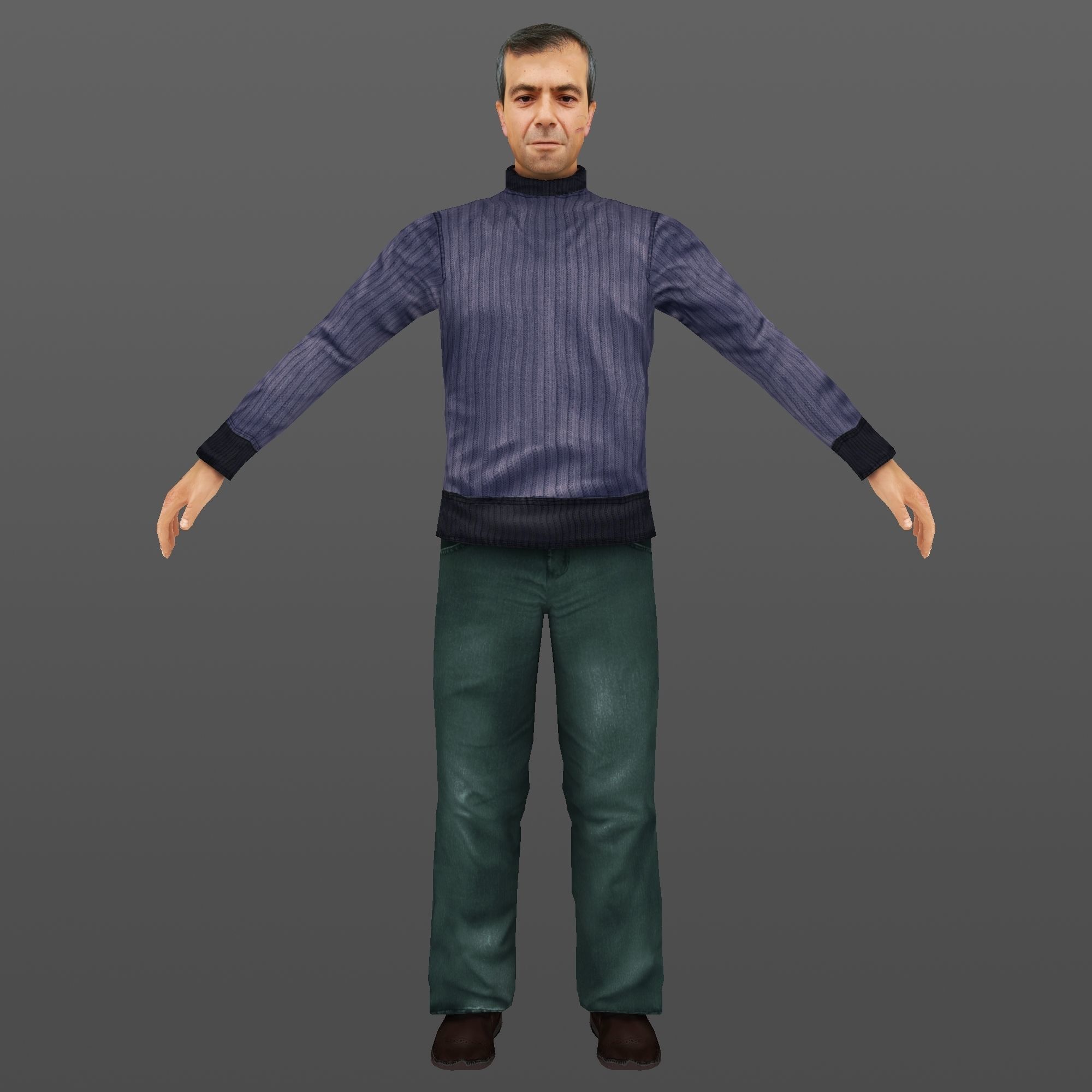 MAN 1 TO 35 3D Model Collection_60