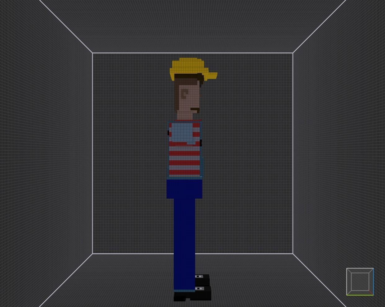 Voxel Builder Low-poly 3D model_11