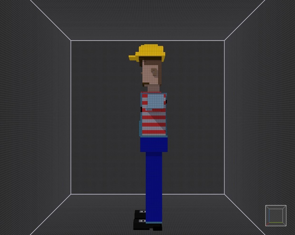 Voxel Builder Low-poly 3D model_9