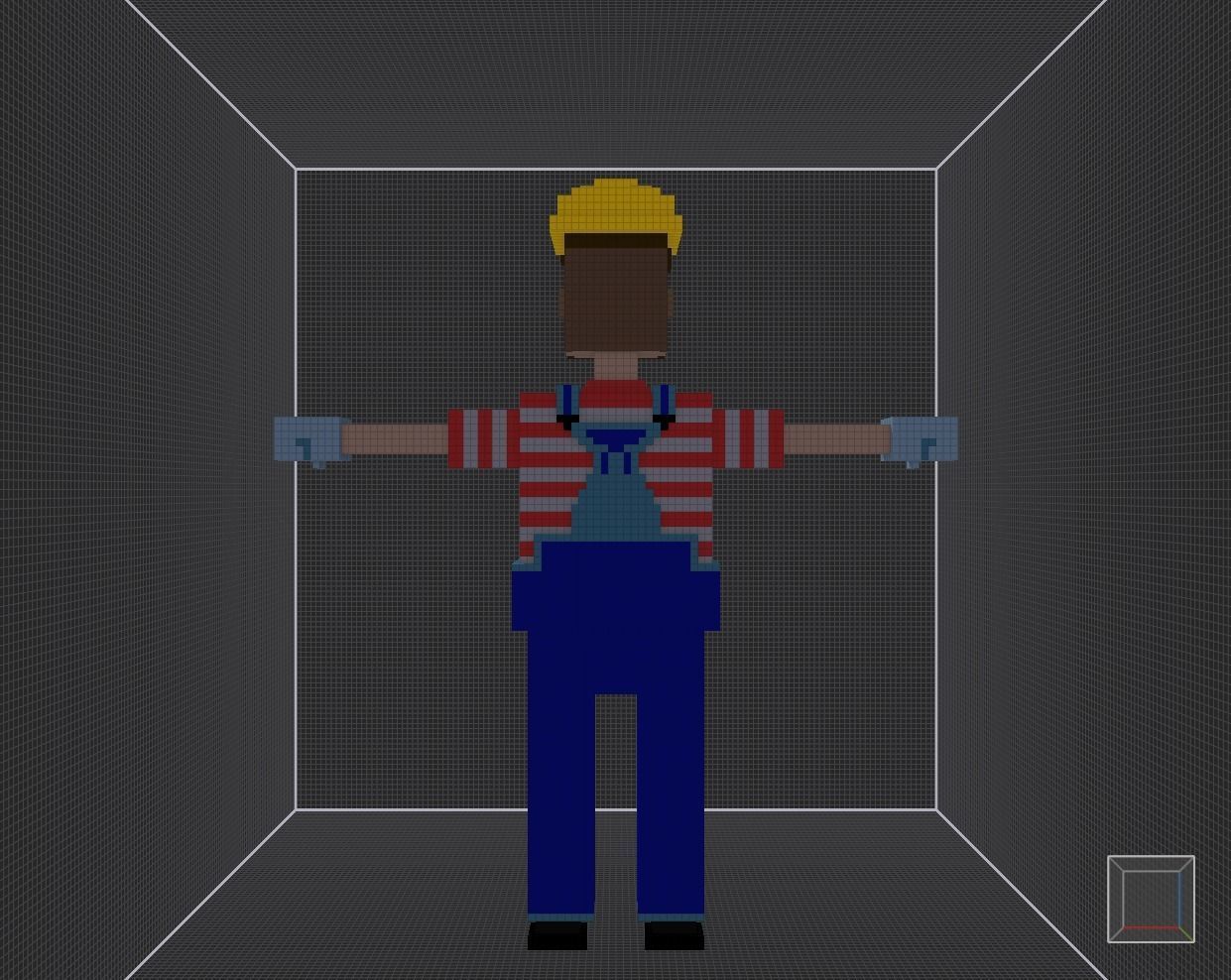 Voxel Builder Low-poly 3D model_10