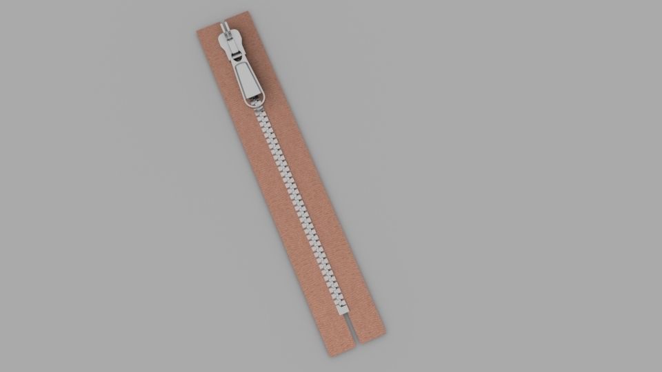 Zipper 3D model_3