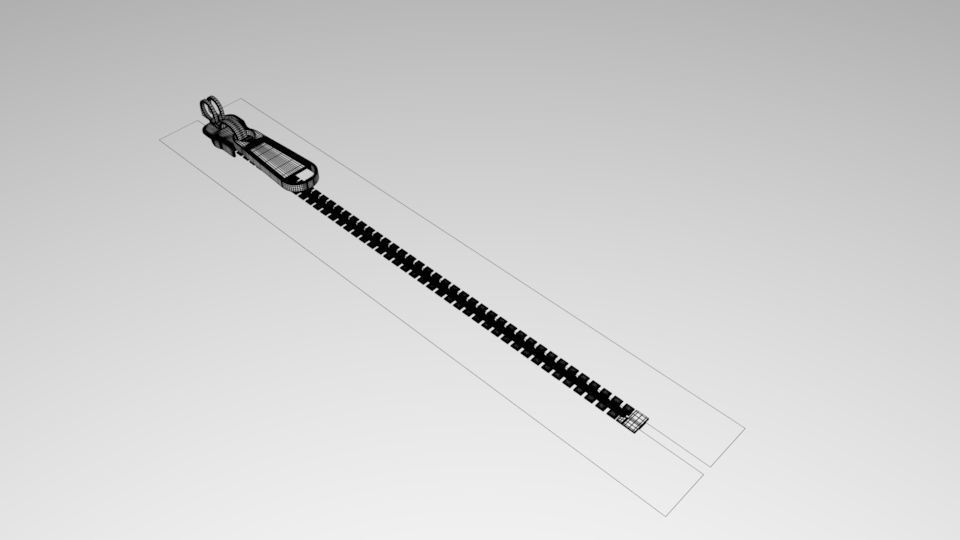 Zipper 3D model_1