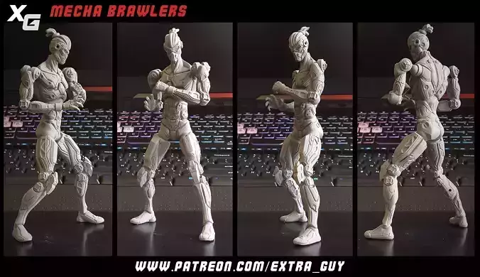 Capoeira Guy Printable 170 mm