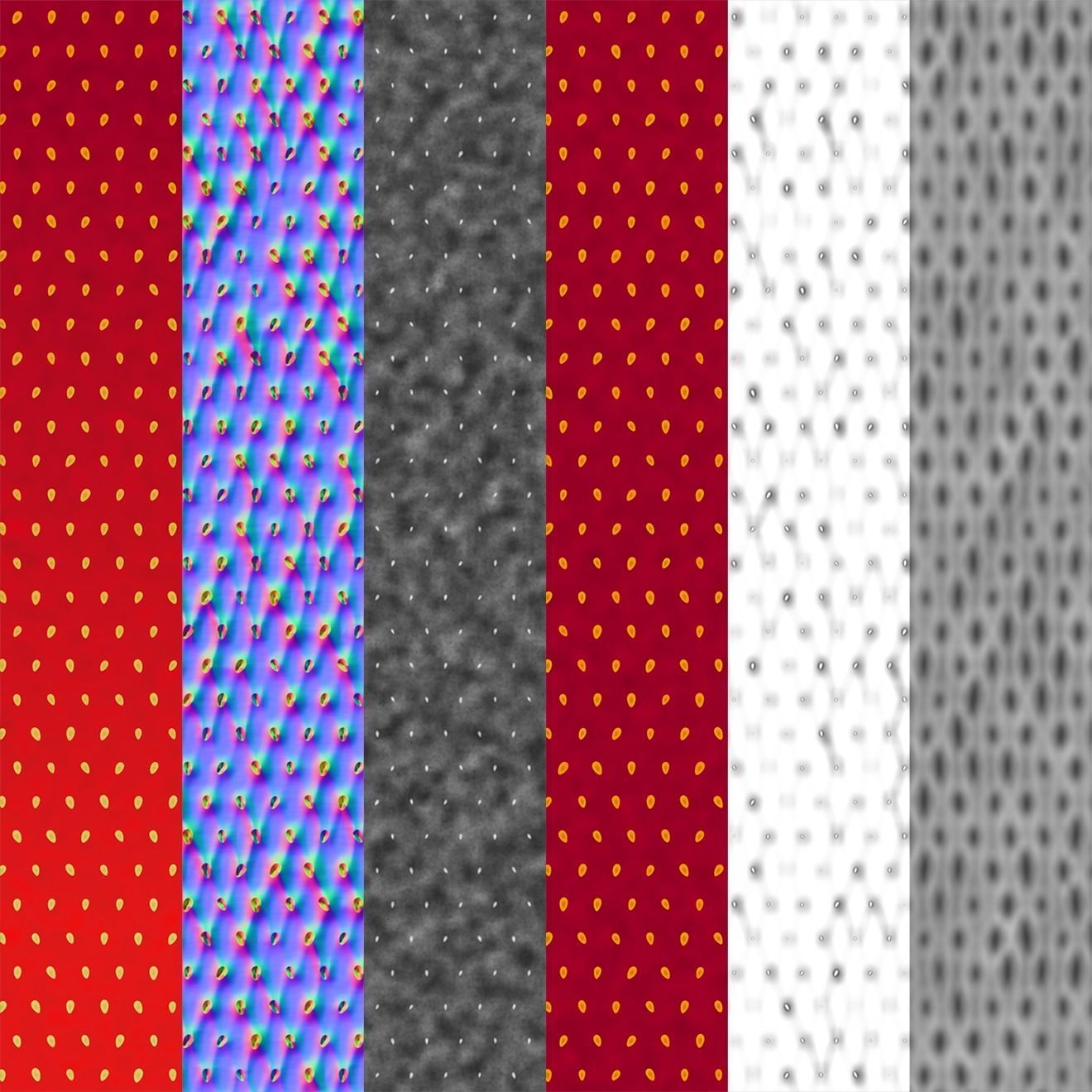 Strawberry PBR seamless material  Texture_14