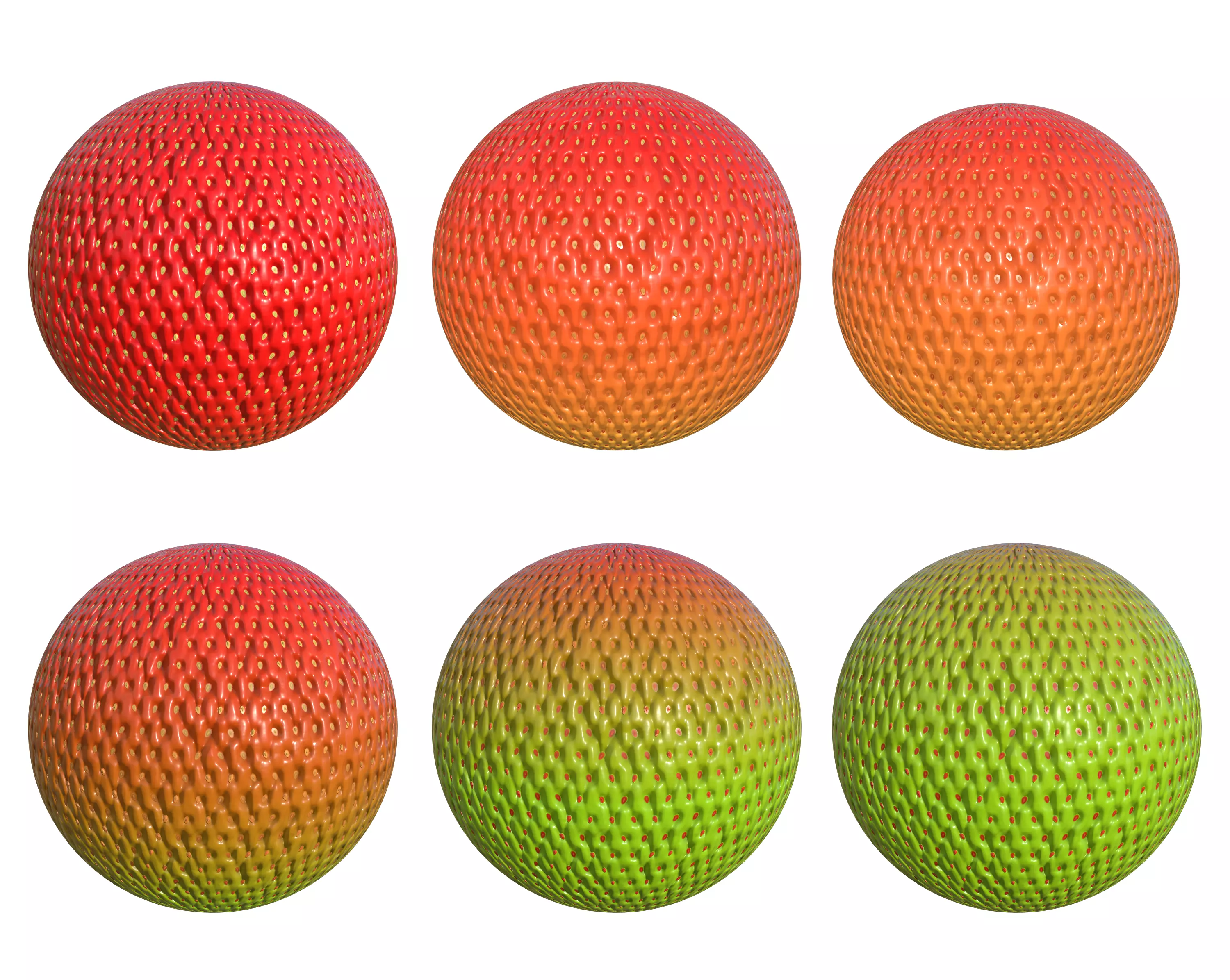 Strawberry PBR seamless material  Texture_0
