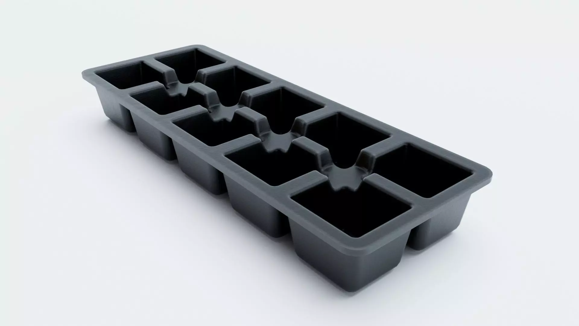 3D Ice Cube Tray - Simple Low Poly 3D Asset 3D model_0