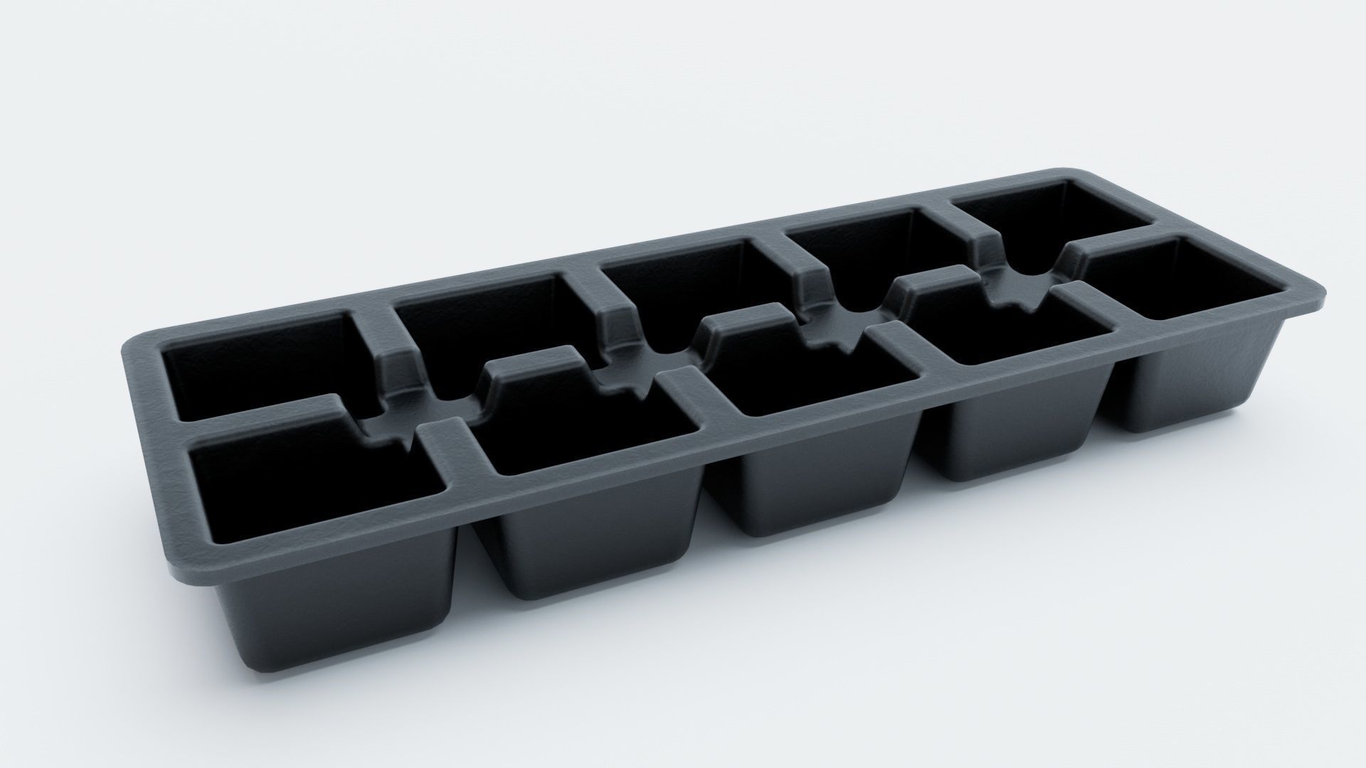 3D Ice Cube Tray - Simple Low Poly 3D Asset 3D model_1