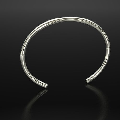 Bamboo bracelet 3D print model