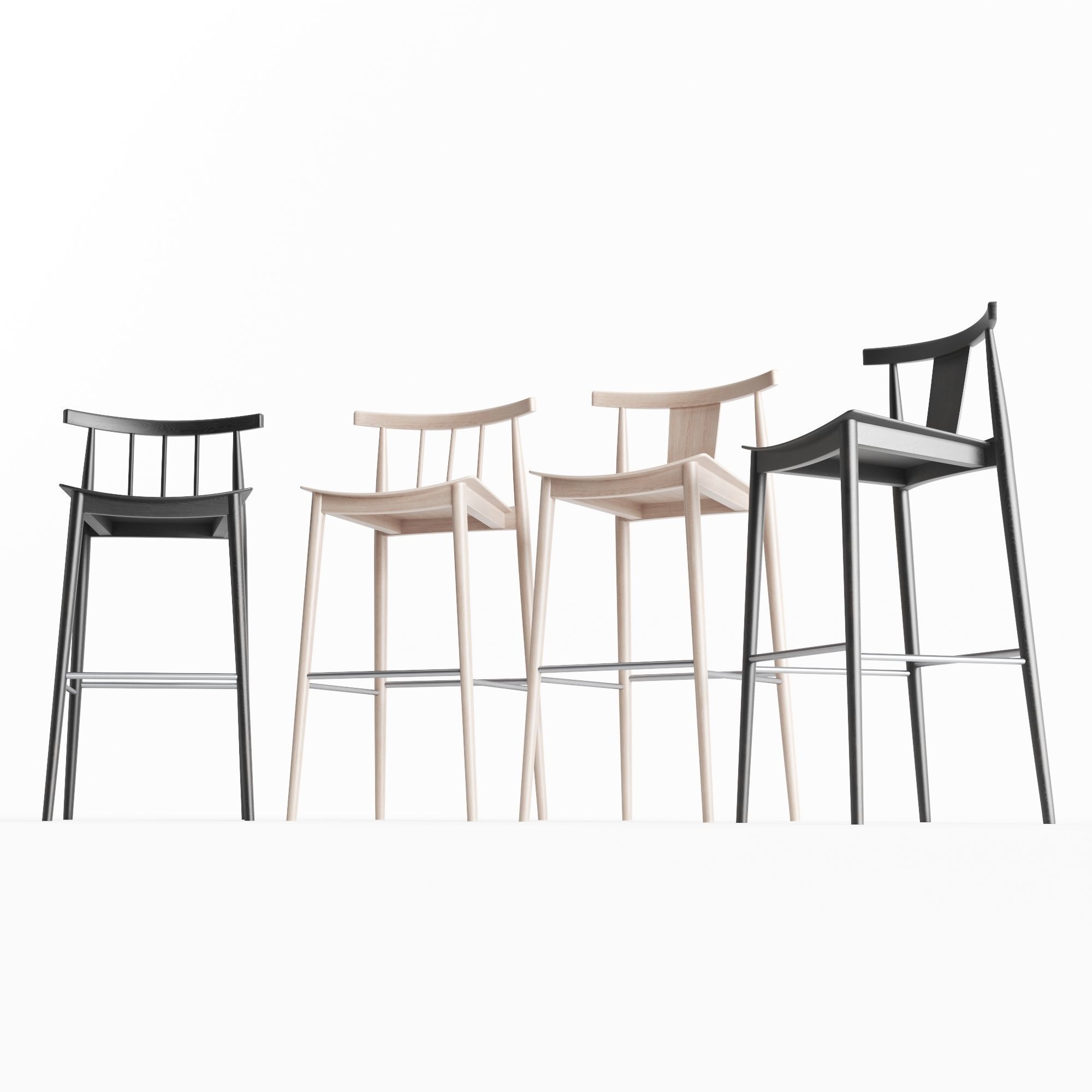 Andreu World Smile Barstools 3D model_3