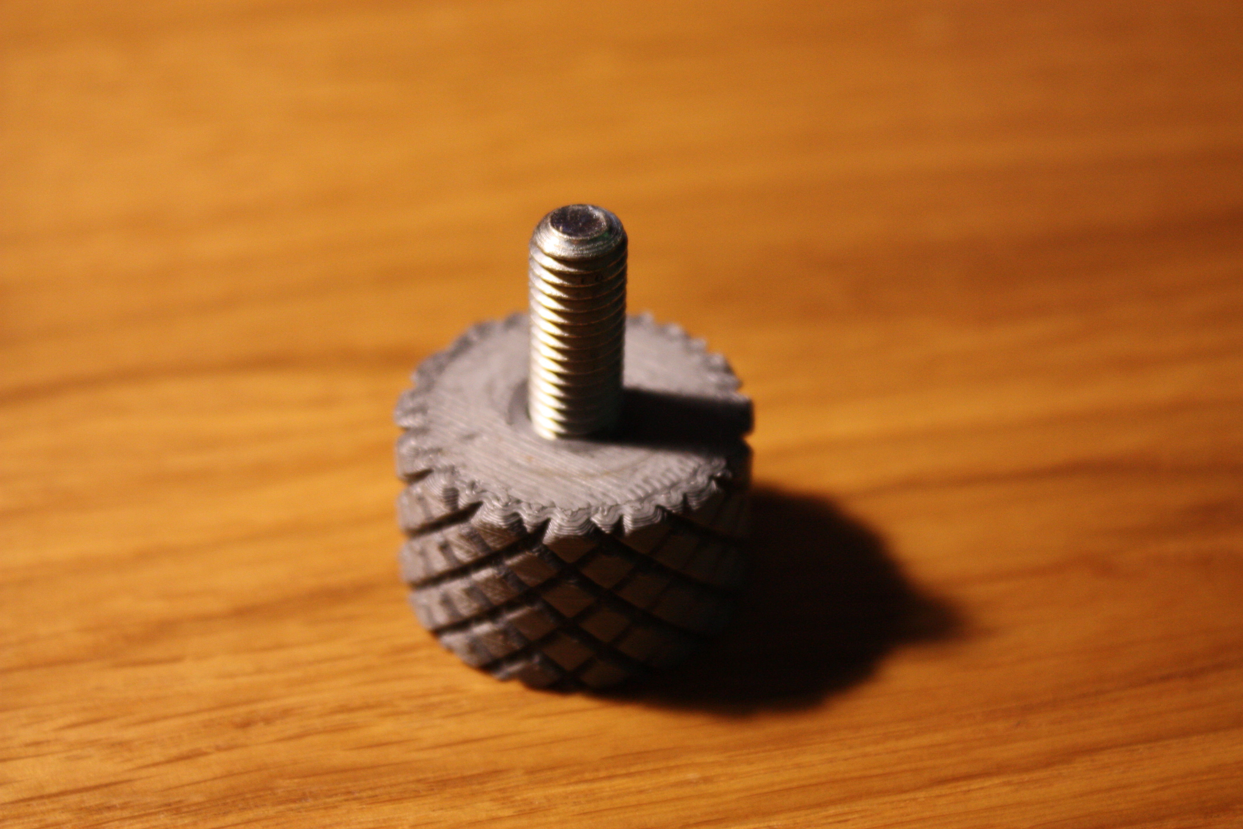 Knob with hex nut M6 M8 M10 3D print model_7