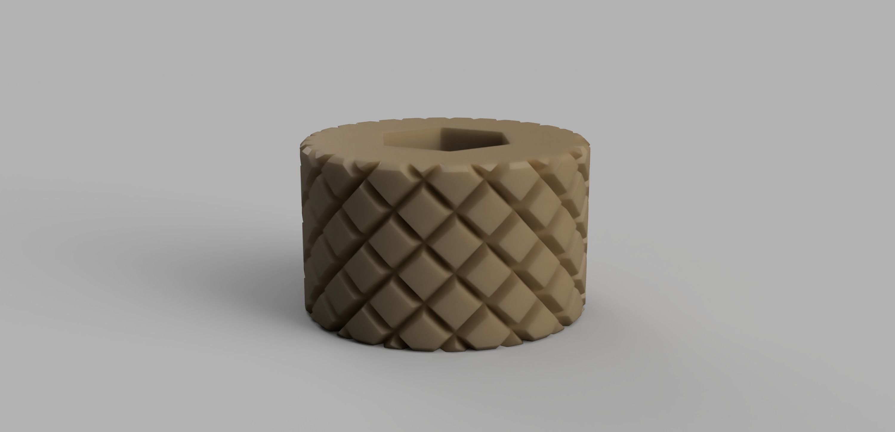 Knob with hex nut M6 M8 M10 3D print model_4