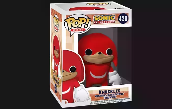 Knuckles Funko Pop 3D print model