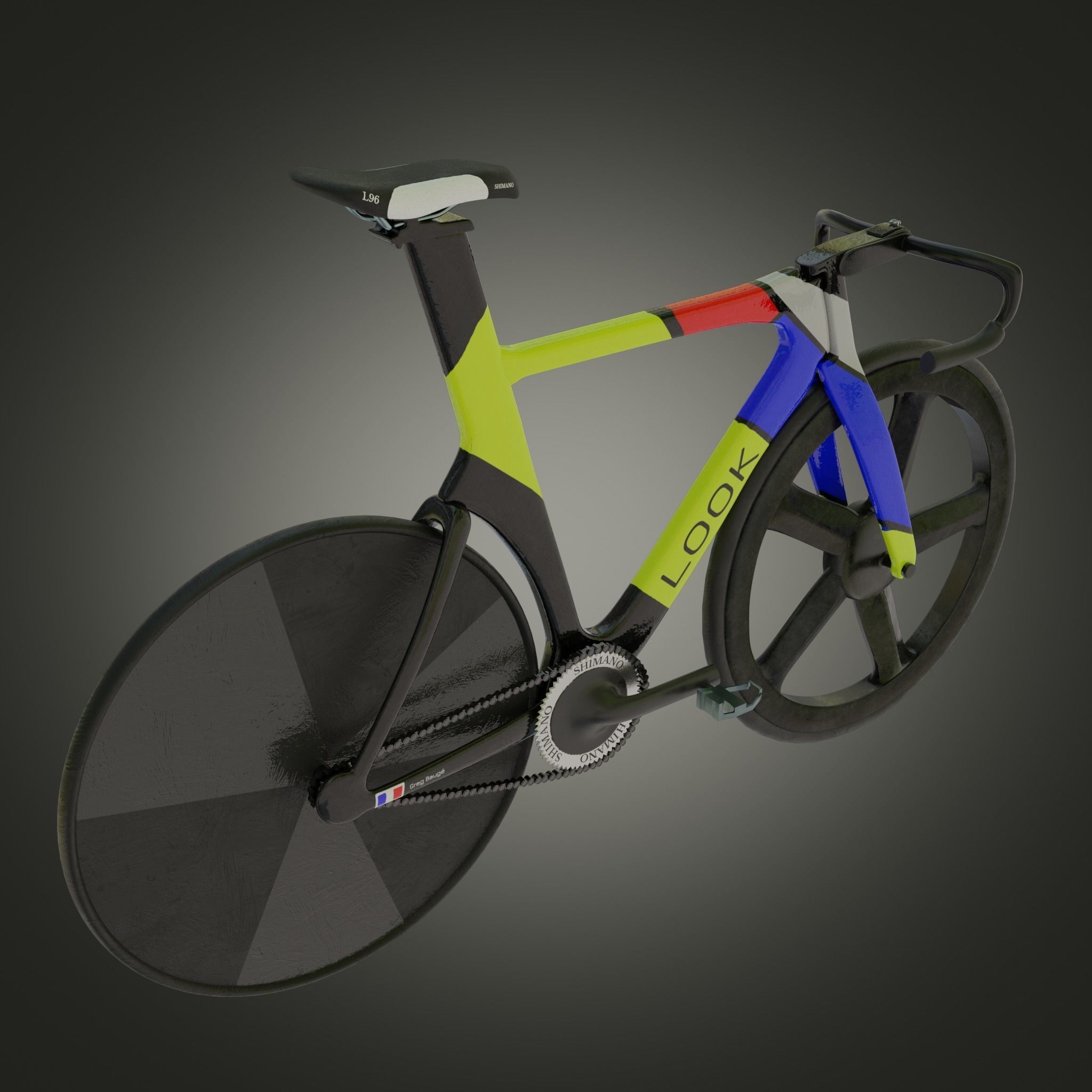 3D model Bicycle Look L96 VR / AR / low-poly | CGTrader