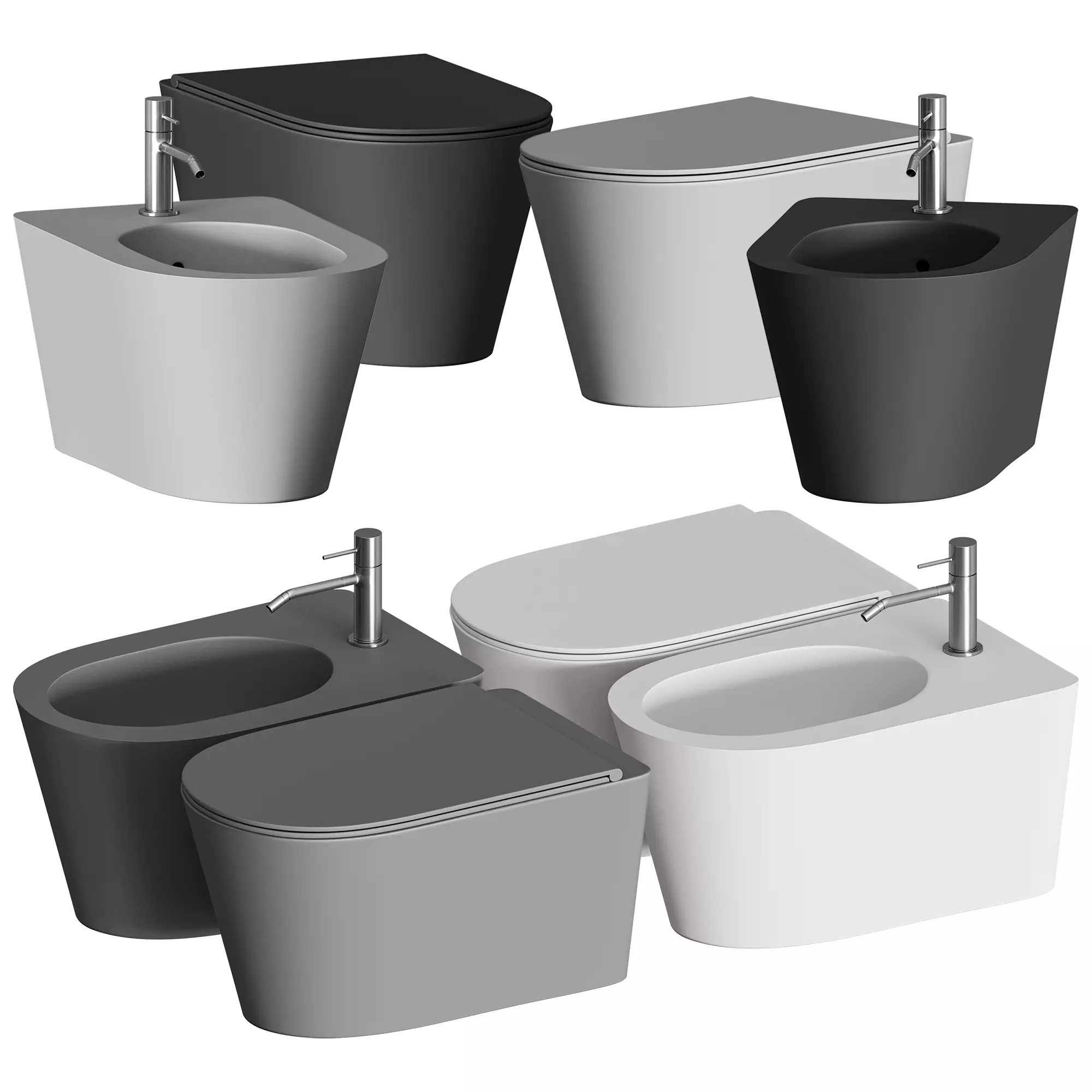 Alice Ceramica HIDE ROUND WC 3D model_0