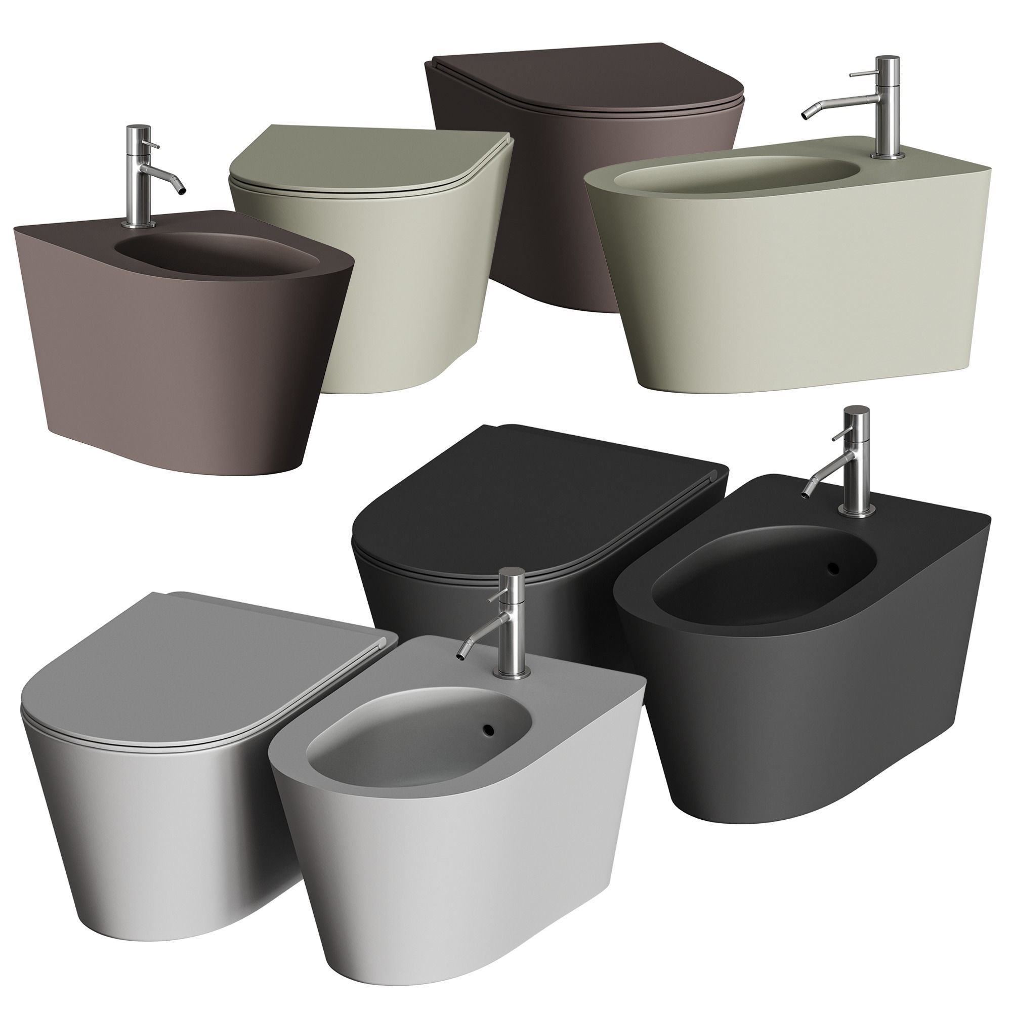 Alice Ceramica HIDE ROUND WC 3D model_3