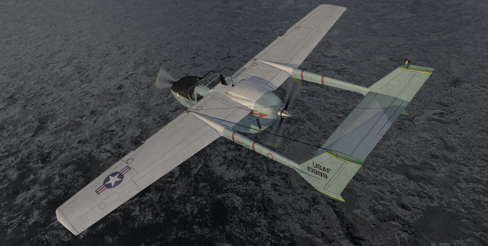 Cessna O-2A Skymaster 3D model_15