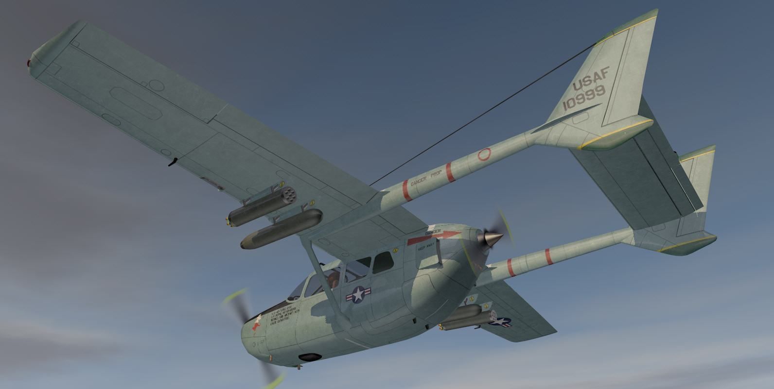 Cessna O-2A Skymaster 3D model_18
